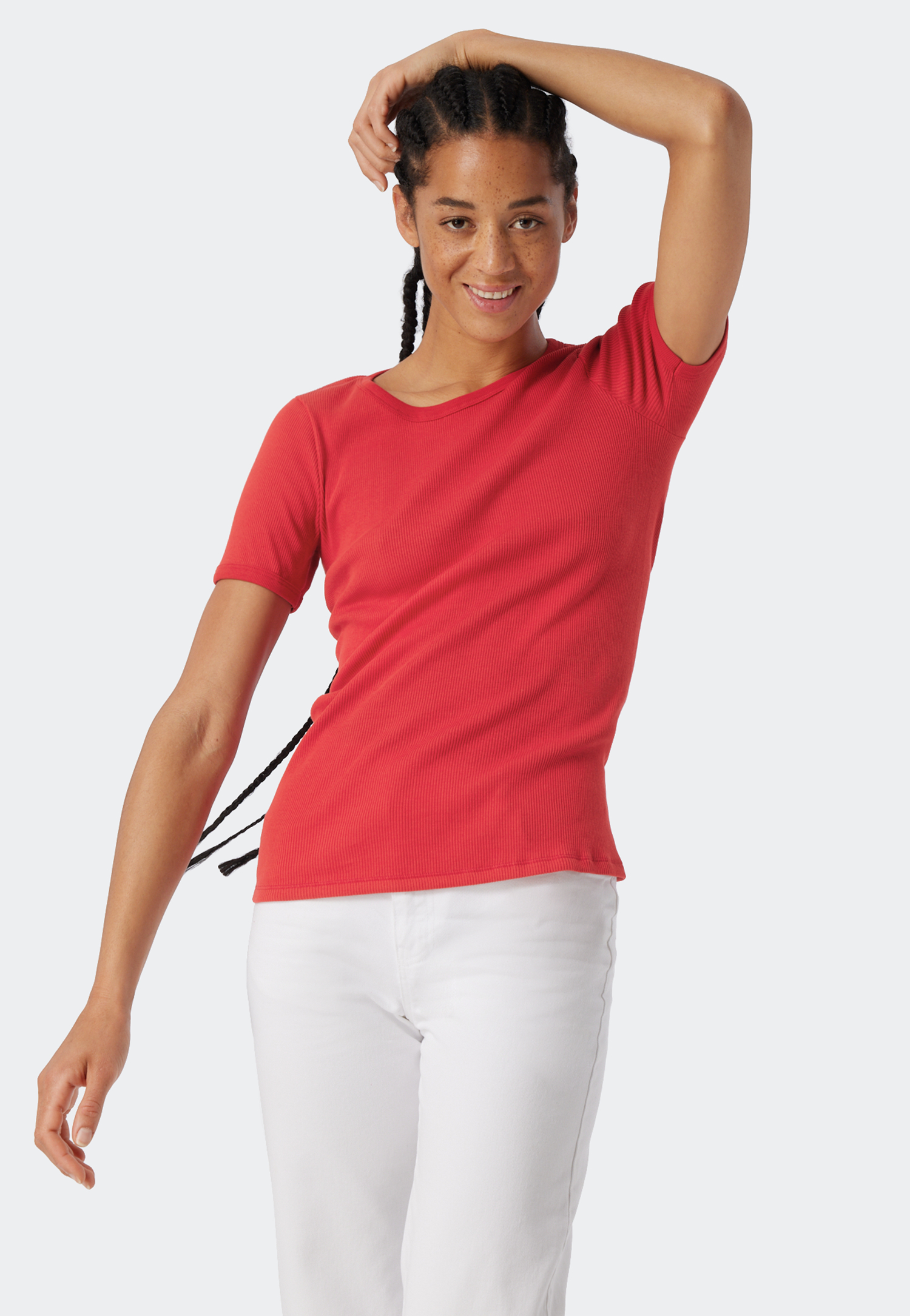 Shirt kurzarm rot - Revival Greta 40 von Schiesser