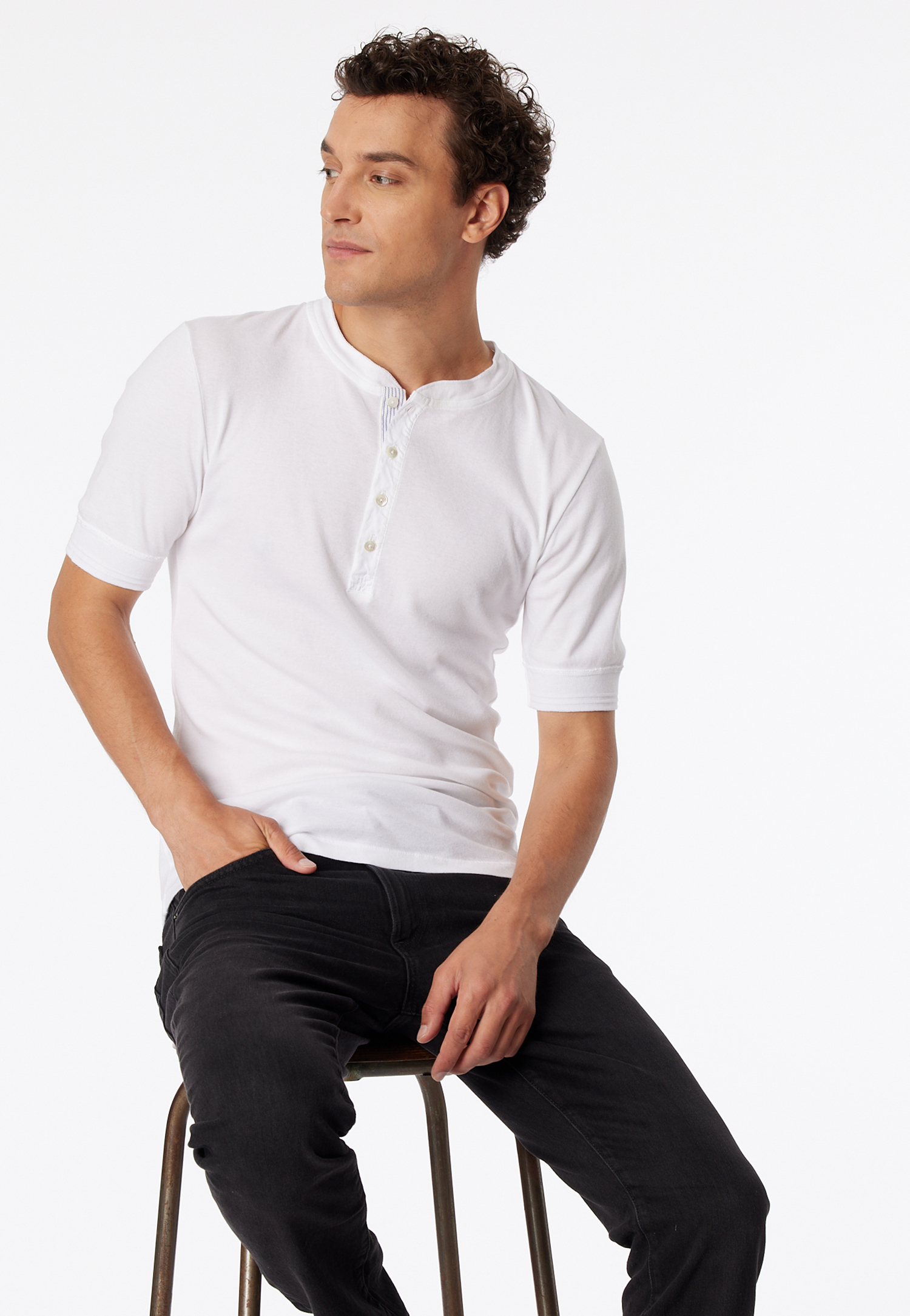 Shirt kurzarm weiß - Revival Karl-Heinz 8 von Schiesser