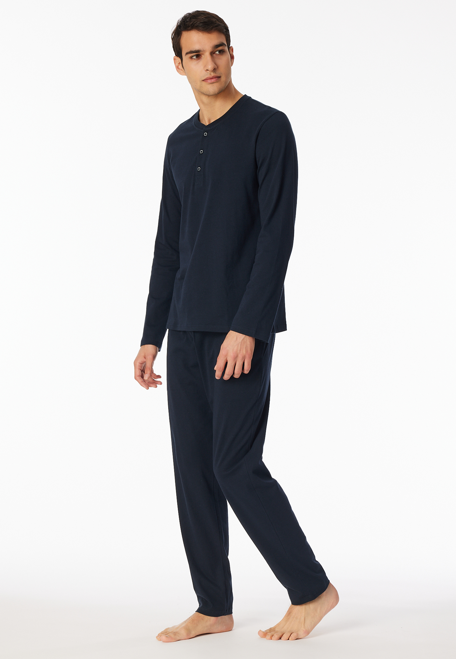 Shirt langarm Knopfleiste nachtblau - Mix+Relax 48 Shirt langarm Knopfleiste nachtblau - Mix+Relax 48 von Schiesser