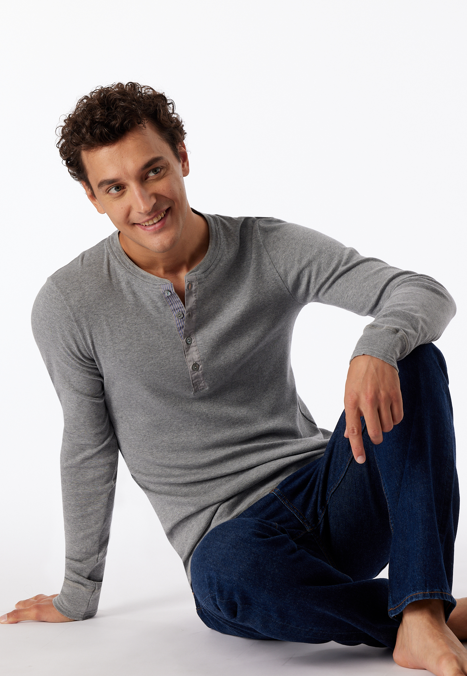 Shirt langarm grau meliert - Revival Karl-Heinz 4 Shirt langarm grau meliert - Revival Karl-Heinz 4 von Schiesser