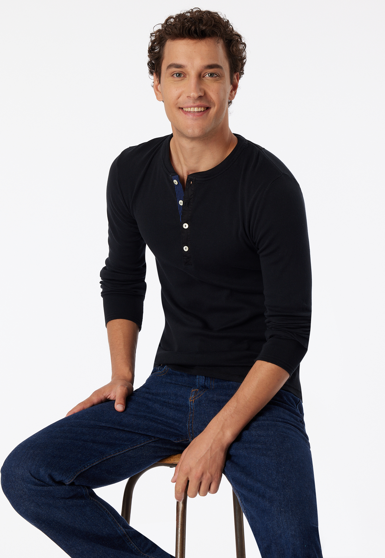 Shirt langarm schwarz - Revival Karl-Heinz 8 Shirt langarm schwarz - Revival Karl-Heinz 8 von Schiesser