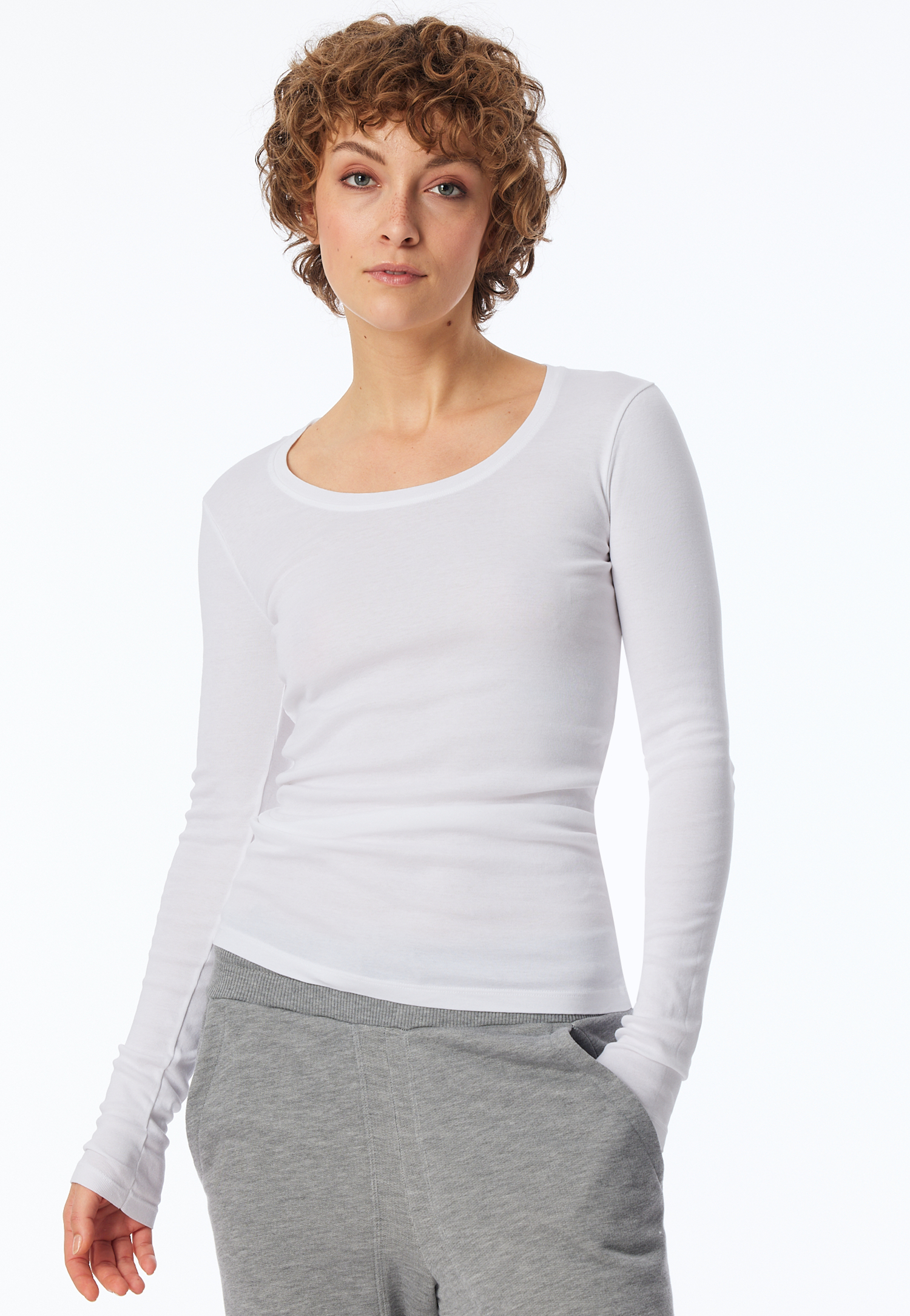 Shirt langarm weiß - Revival Berta 36 Shirt langarm weiß - Revival Berta 36 von Schiesser