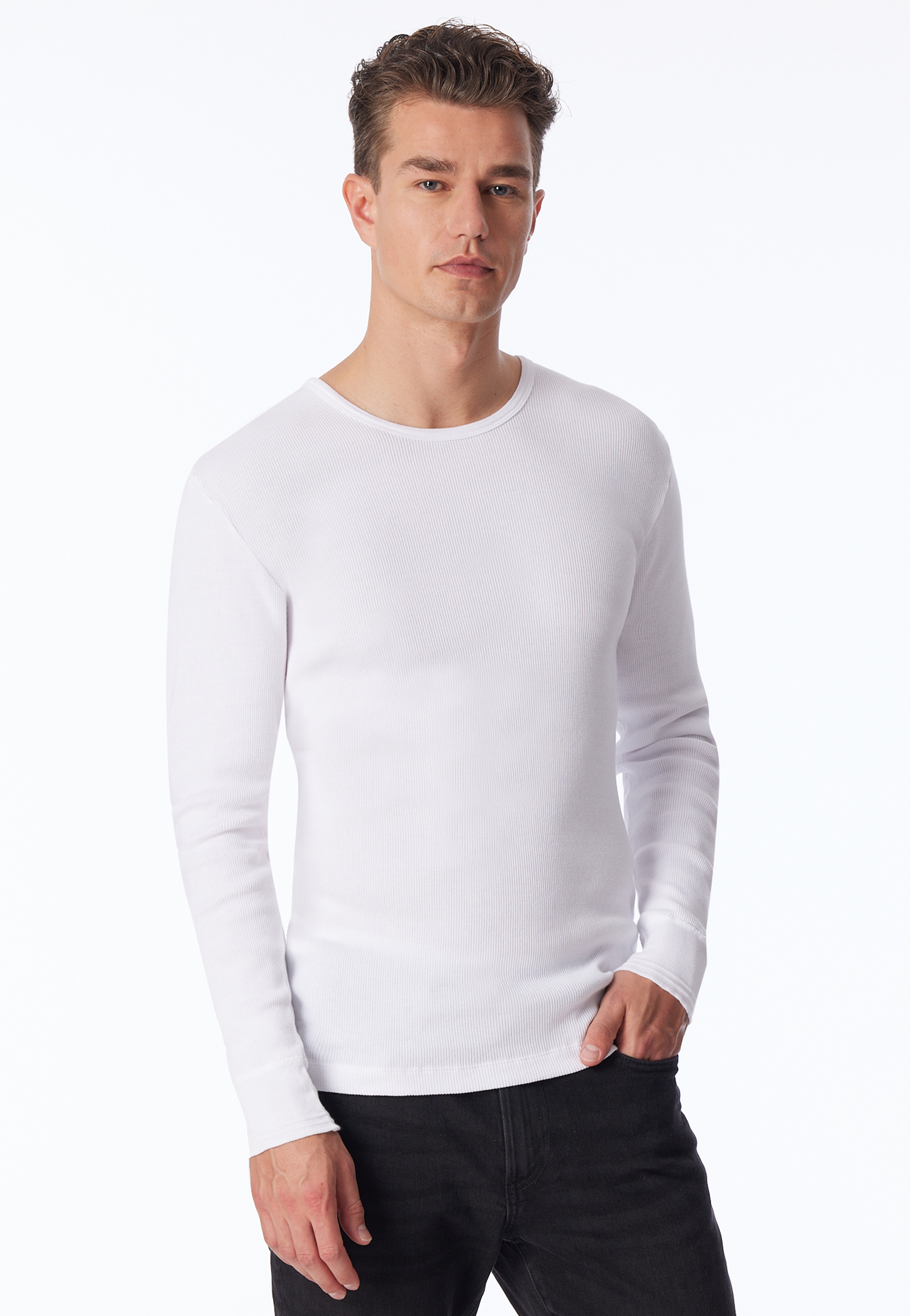 Shirt langarm weiß - Revival Friedrich 6 von Schiesser