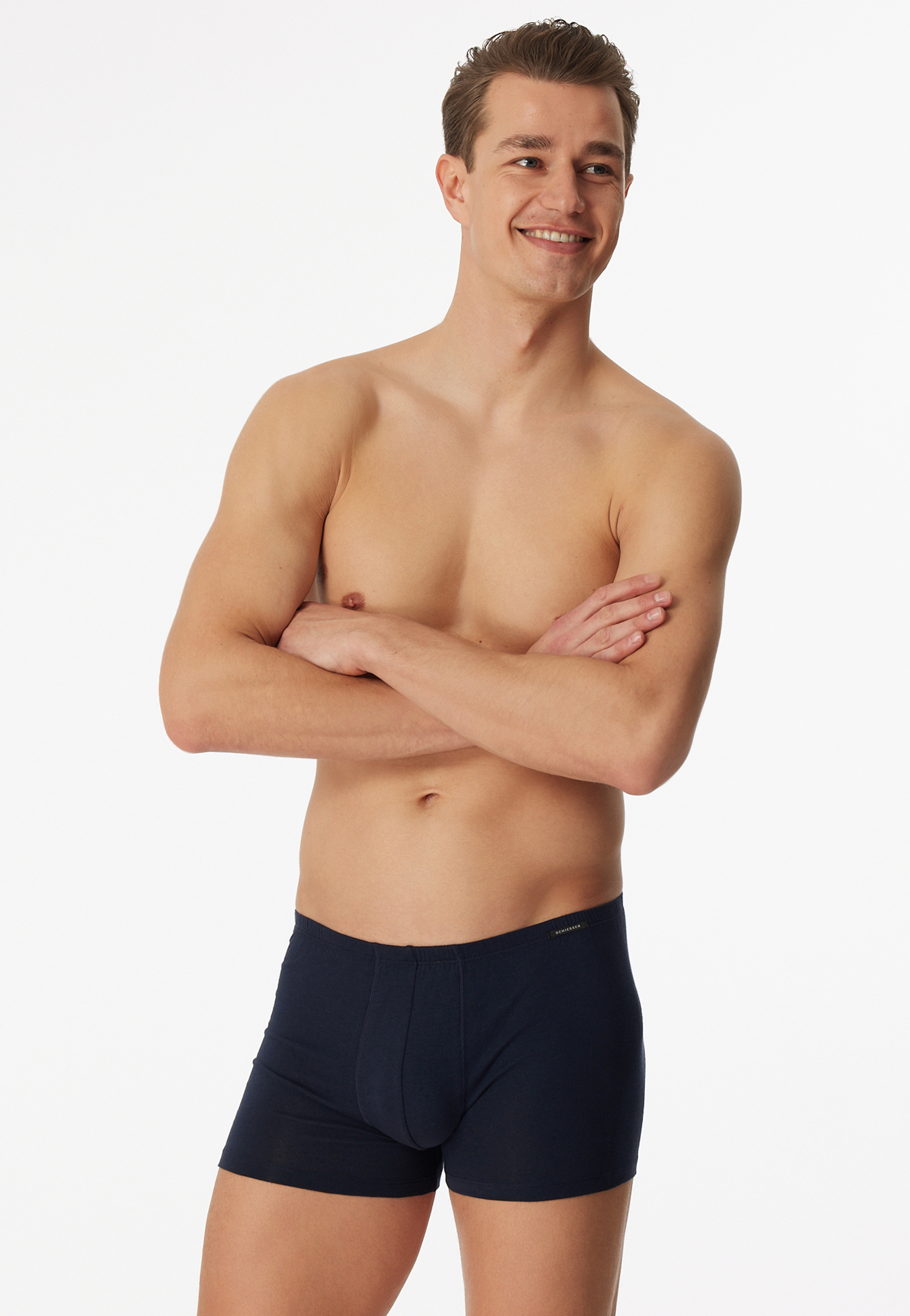 Shorts 2er-Pack dunkelblau - Essentials 4 Shorts 2er-Pack dunkelblau - Essentials 4 von Schiesser