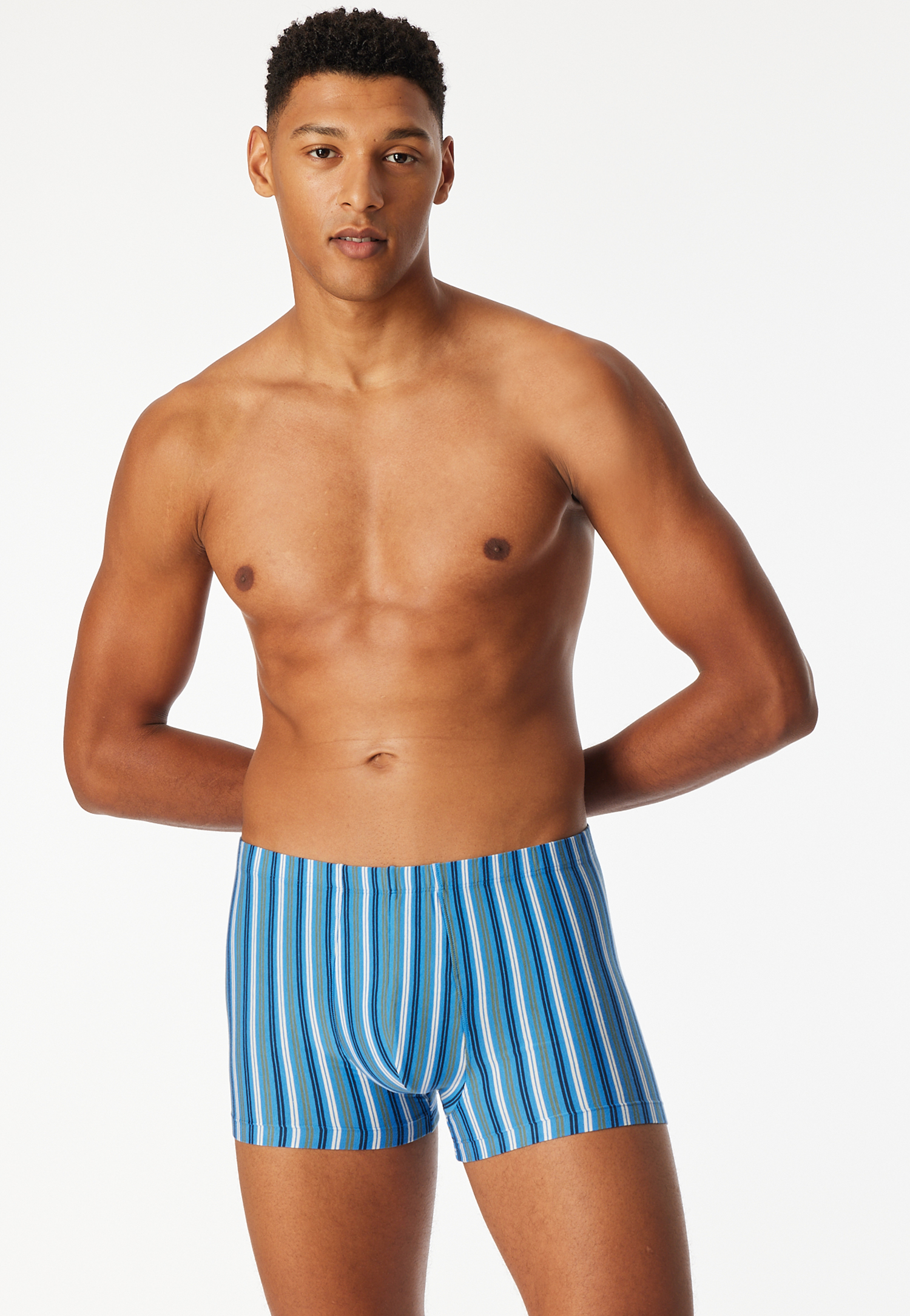 Shorts 3er-Pack Organic Cotton uni/geringelt mehrfarbig - 95/5 7 Shorts 3er-Pack Organic Cotton uni/geringelt mehrfarbig - 95/5 7 von Schiesser