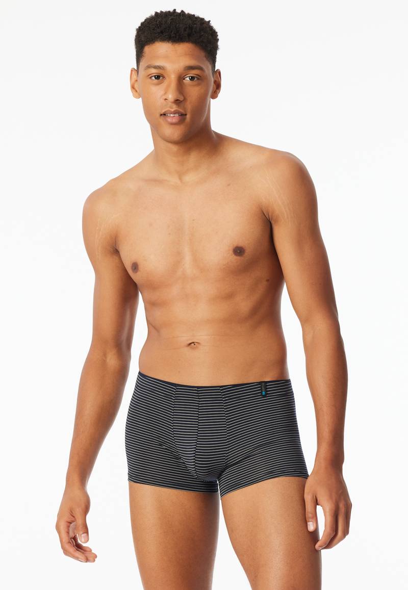 Shorts Modal Streifen nachtblau - Long Life Soft 4 von Schiesser