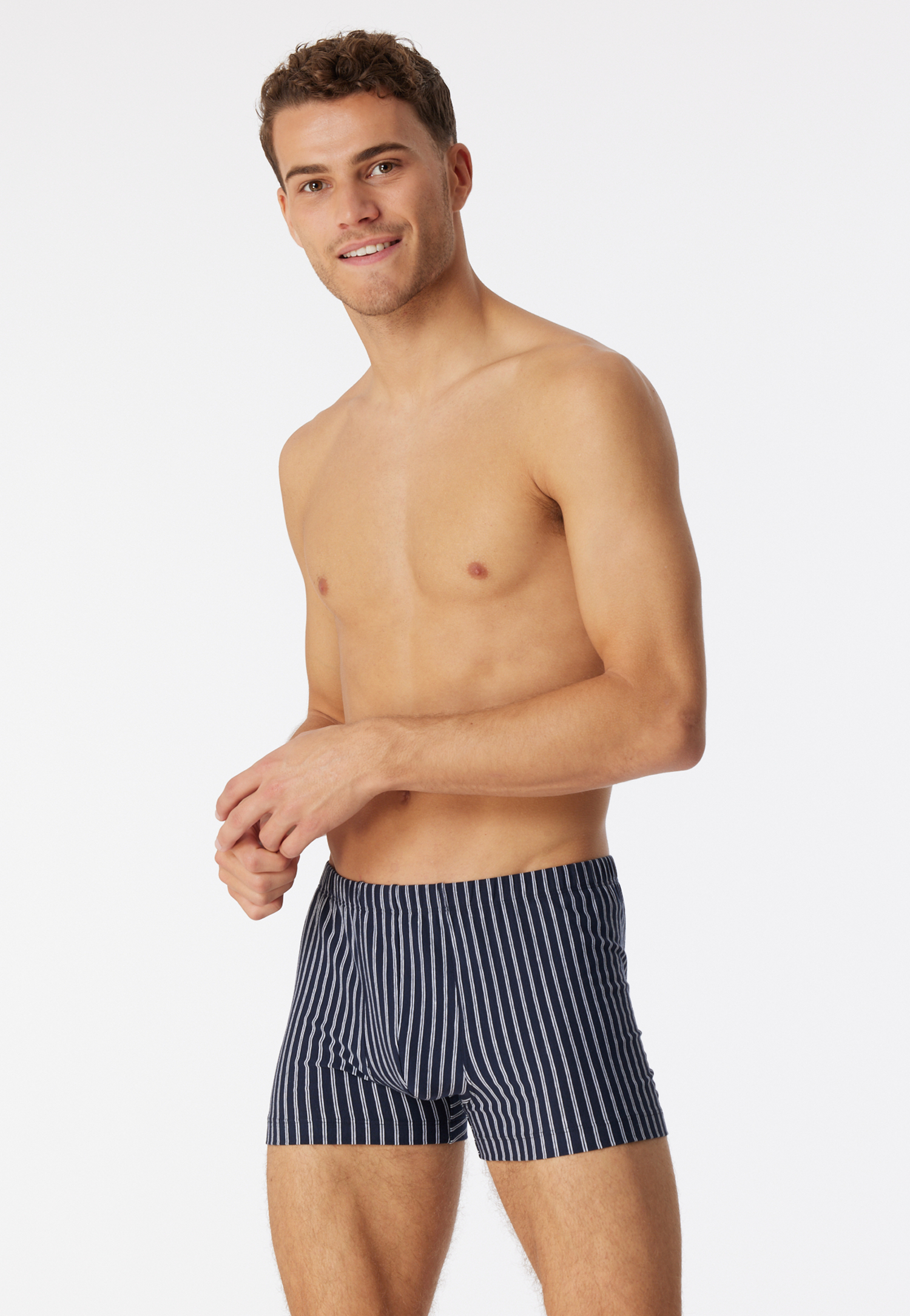 Shorts Organic Cotton Streifen mehrfarbig – 95/5 8 Shorts Organic Cotton Streifen mehrfarbig – 95/5 8 von Schiesser
