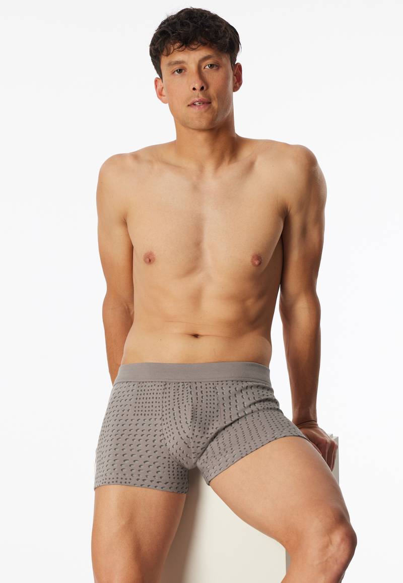 Shorts gestreift clay - Fine Interlock 8 von Schiesser