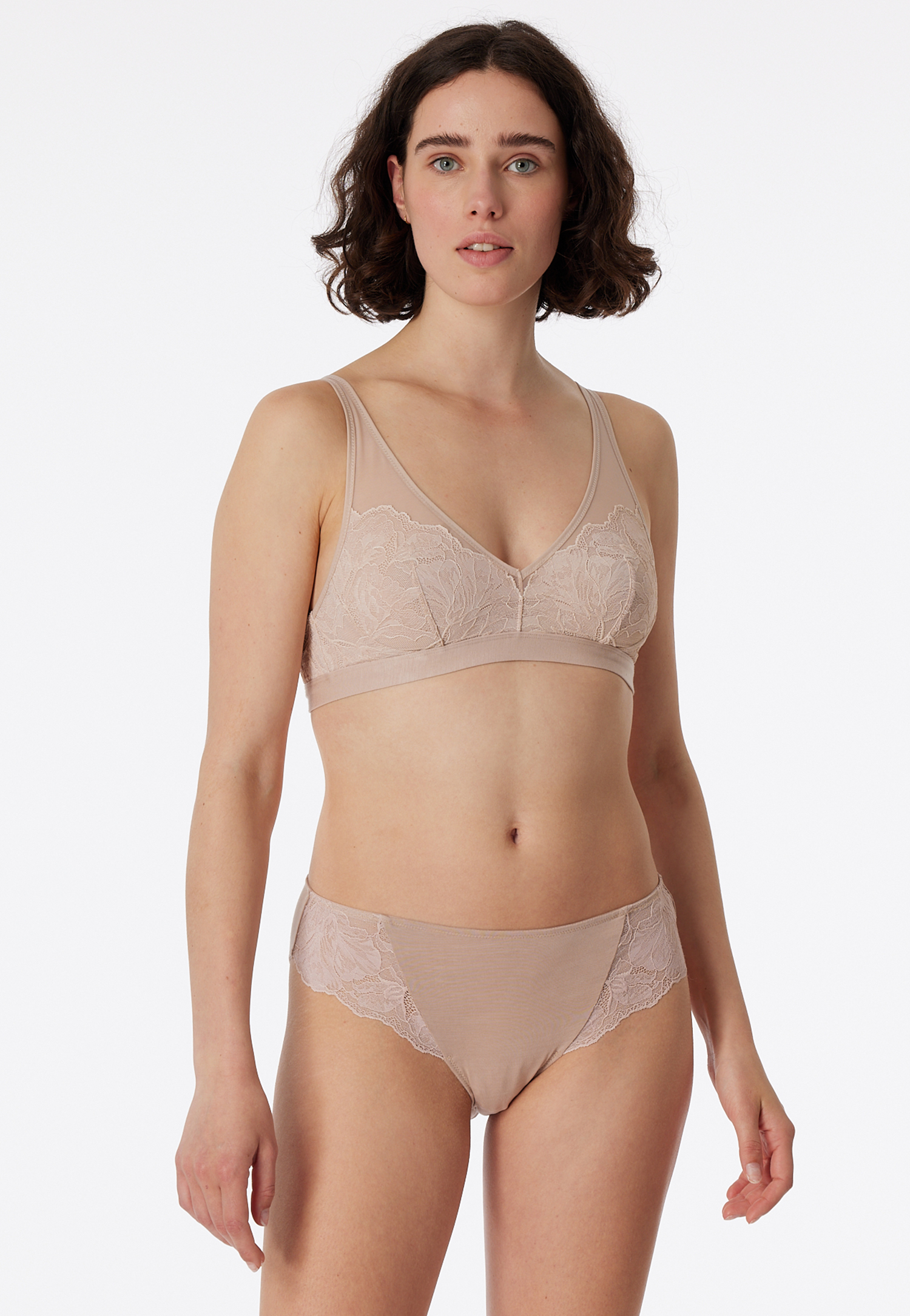 Slip Spitze beige - Modal & Lace 40 von Schiesser