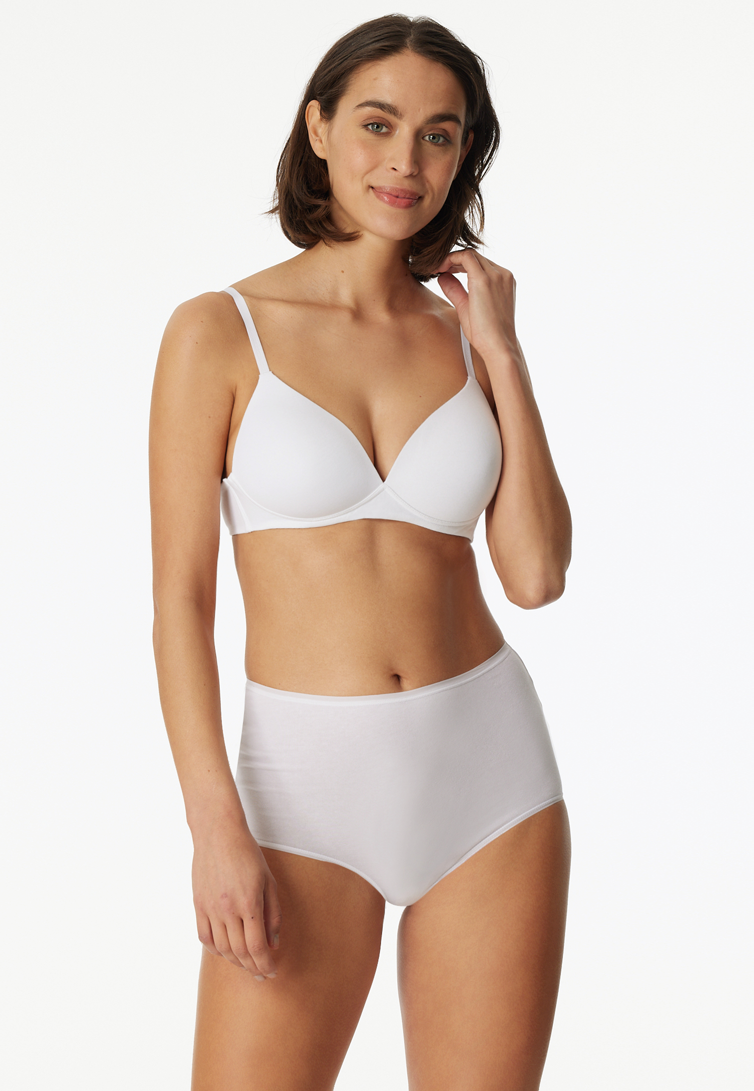 Soft BH Organic Cotton mit Schale weiß - 95/5 75C von Schiesser