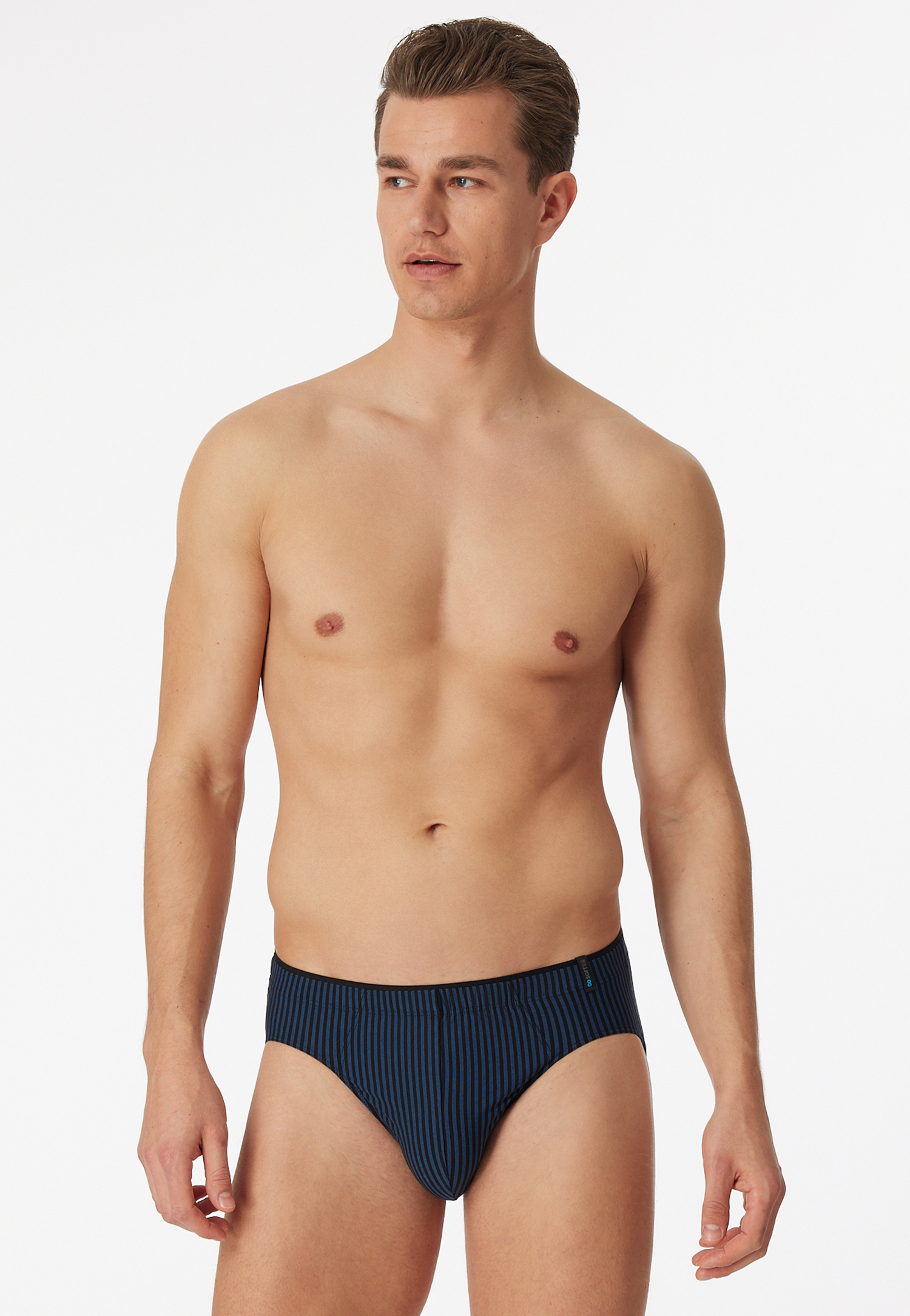 Supermini navy-schwarz gestreift - Long Life Soft 9 Supermini navy-schwarz gestreift - Long Life Soft 9 von Schiesser