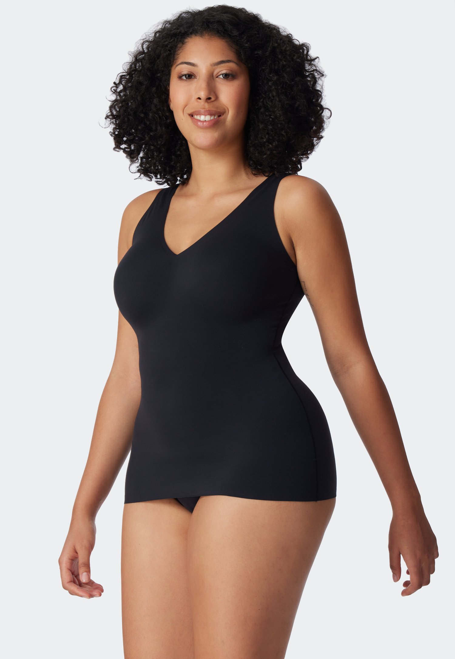 Trägertop Microfaser herausnehmbare Pads schwarz - Invisible Soft 44 Trägertop Microfaser herausnehmbare Pads schwarz - Invisible Soft 44 von Schiesser