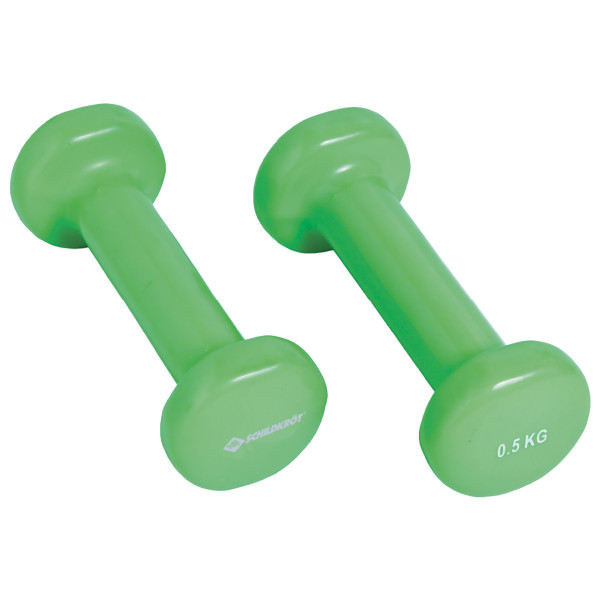 Schildkröt Fitness - Vinyl Hantel Set Gr 2 x 1 kg;2 x 2 kg;2 x 3 kg grün von Schildkröt Fitness