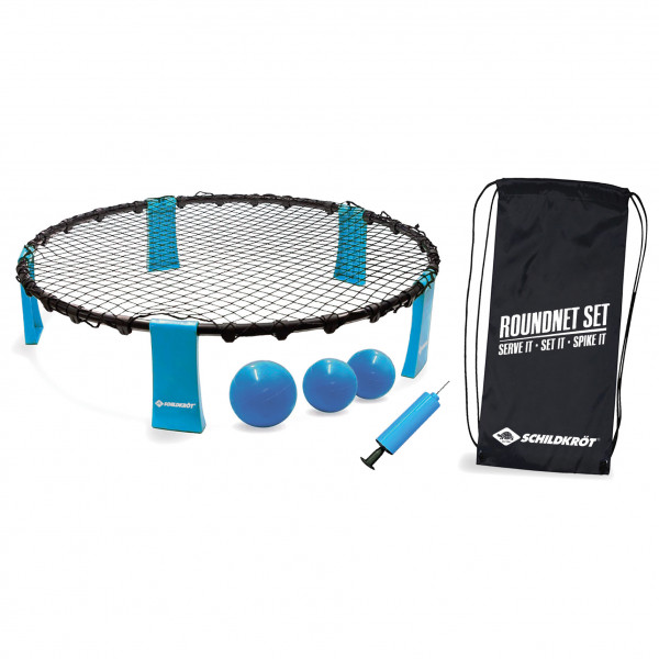 Schildkröt Fun Sports - Round Net Set - Strandspielzeug Gr Ø 90 cm, ca. 20 cm hoch blau/schwarz von Schildkröt Fun Sports