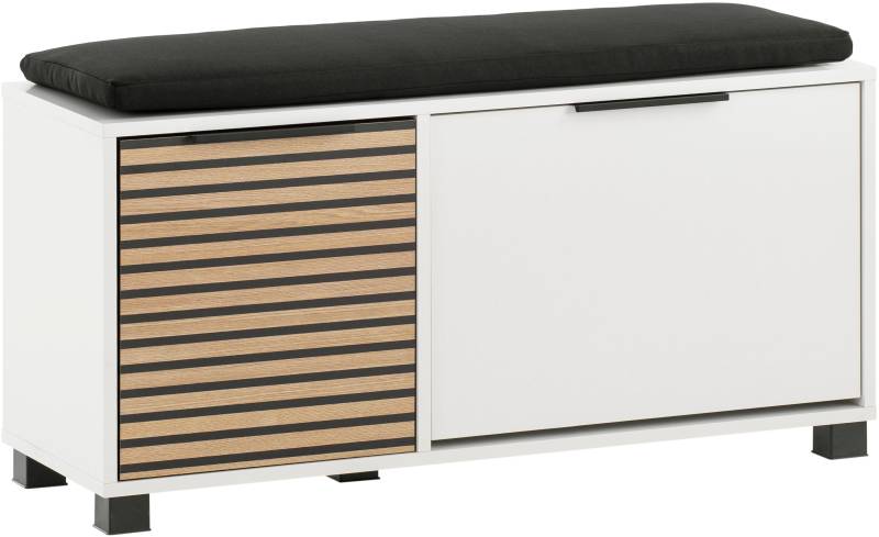Schildmeyer Schuhschrank »Loft, Breite 98 cm«, Front mit Akustikprint, inklusive Dekokissen von Schildmeyer