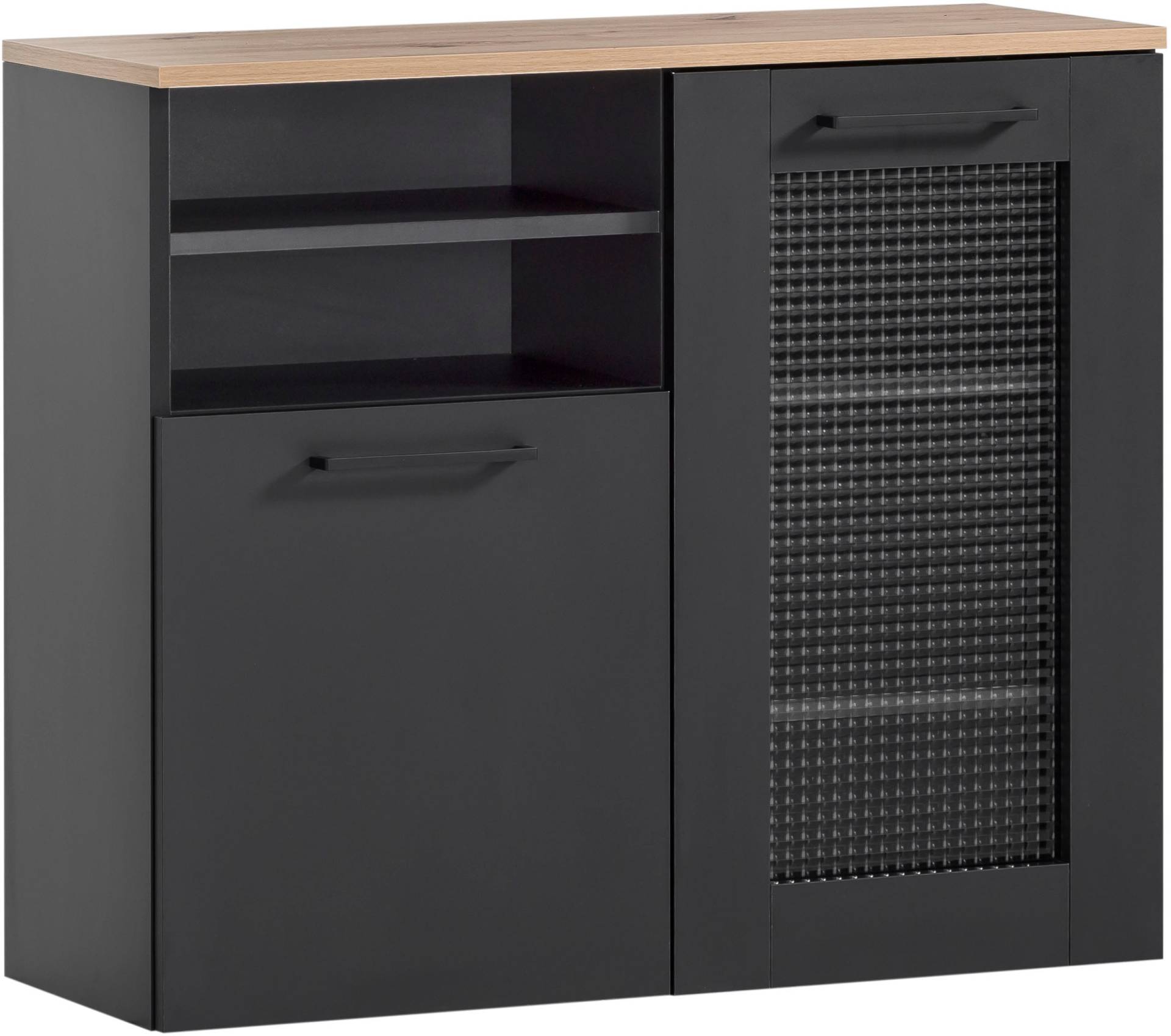 Schildmeyer Unterschrank »Malte Breite 80,0 cm«, mit fühlbarer Holzstruktur, rechte Tür mit Glaseinsatz Schildmeyer Unterschrank »Malte Breite 80,0 cm«, mit fühlbarer Holzstruktur, rechte Tür mit Glaseinsatz von Schildmeyer