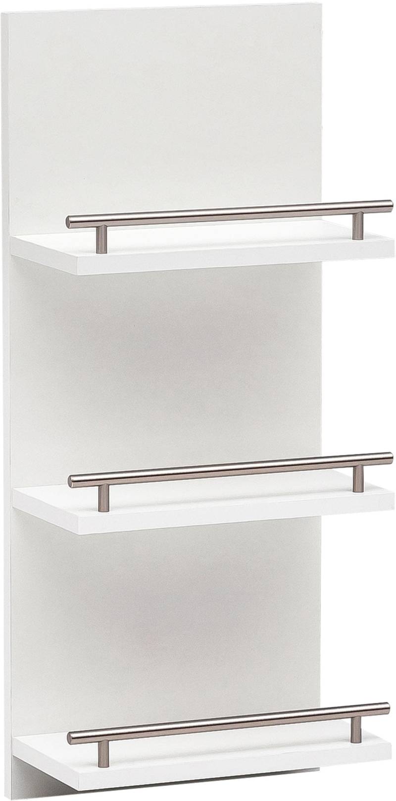 Schildmeyer Wandregal »Nikosia«, Breite 30 cm, 3 Ablagen, mit Metallreling von Schildmeyer