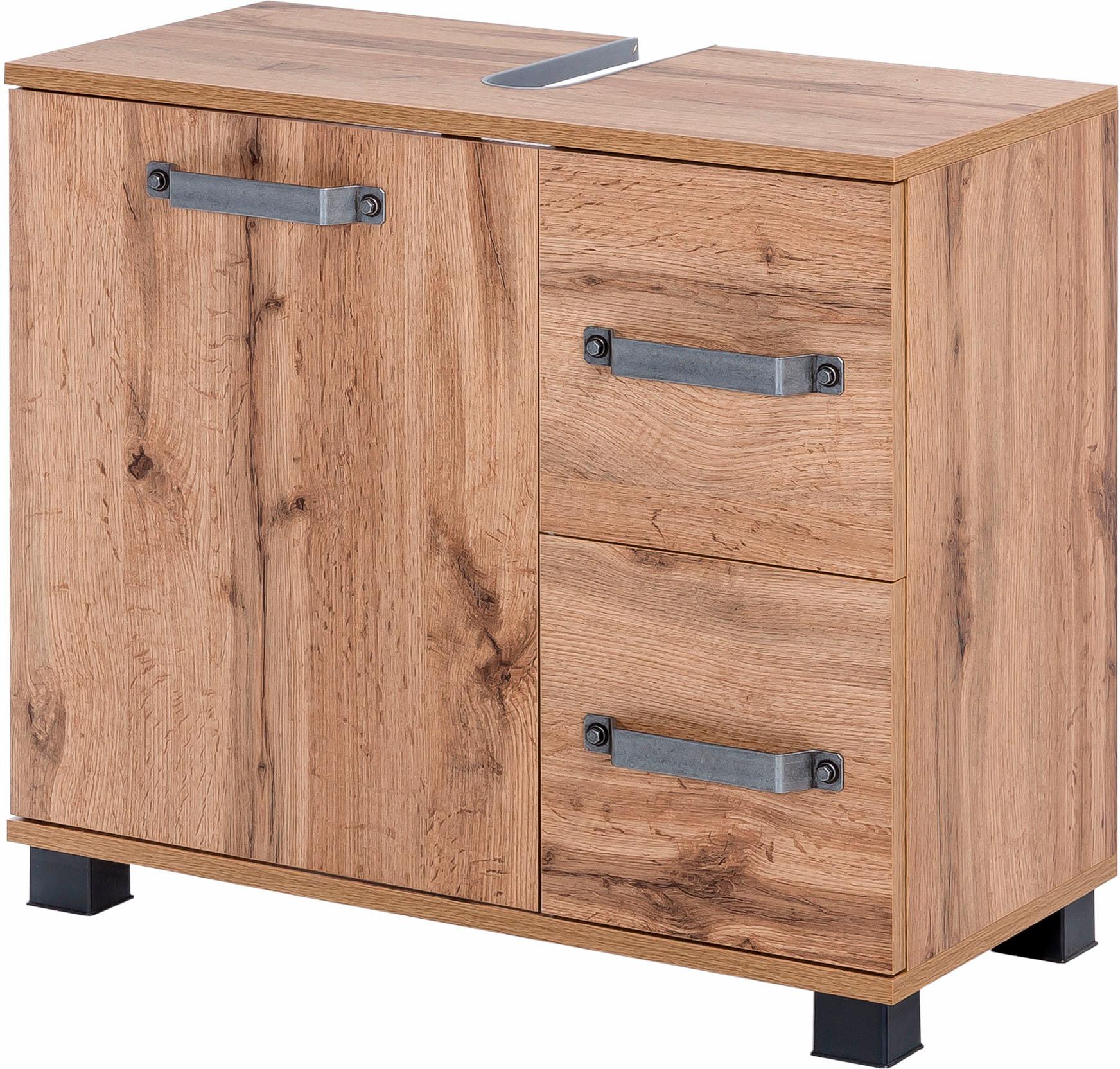 Schildmeyer Waschbeckenunterschrank »Milan«, Breite 65 cm, mit 1 Tür & 2 Schubladen, Tür mit Anschlagdämpfern Schildmeyer Waschbeckenunterschrank »Milan«, Breite 65 cm, mit 1 Tür & 2 Schubladen, Tür mit Anschlagdämpfern von Schildmeyer