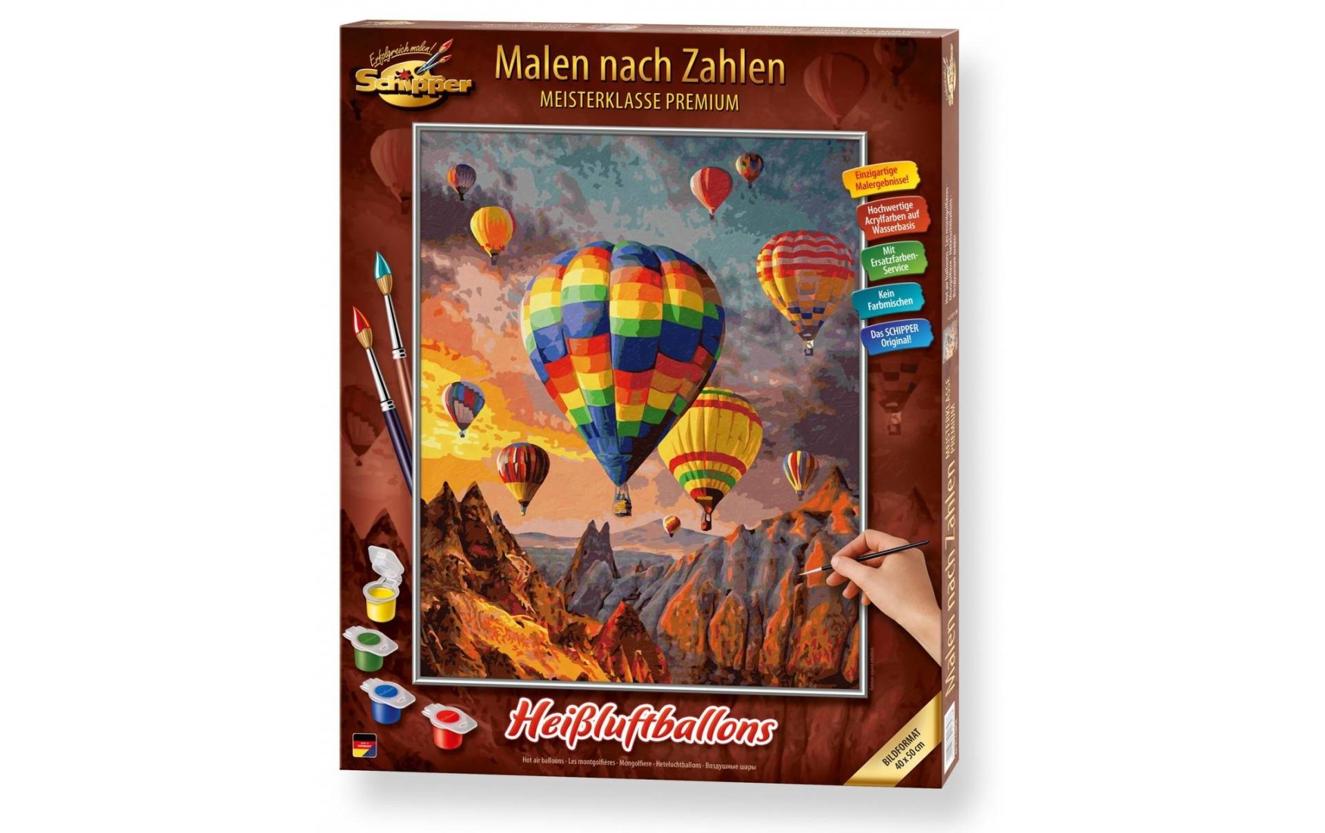 Schipper Malen nach Zahlen »MNZ Heissluftballons« von Schipper