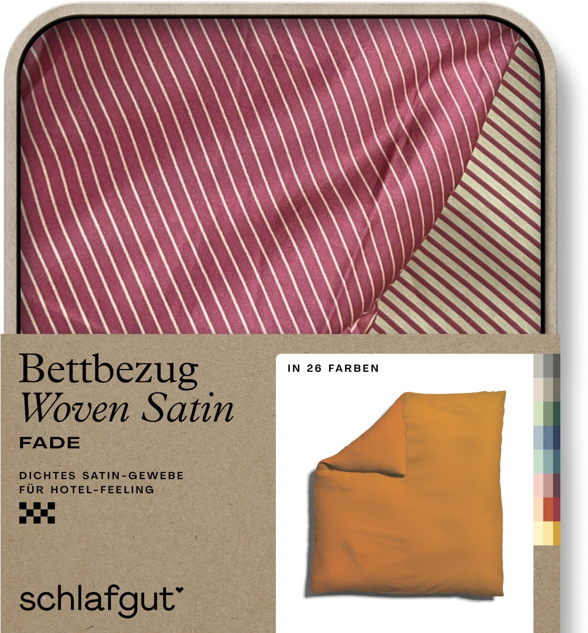 Schlafgut Bettbezug »Woven Satin Fade mit feinen Streifen«, (1 St.) von Schlafgut