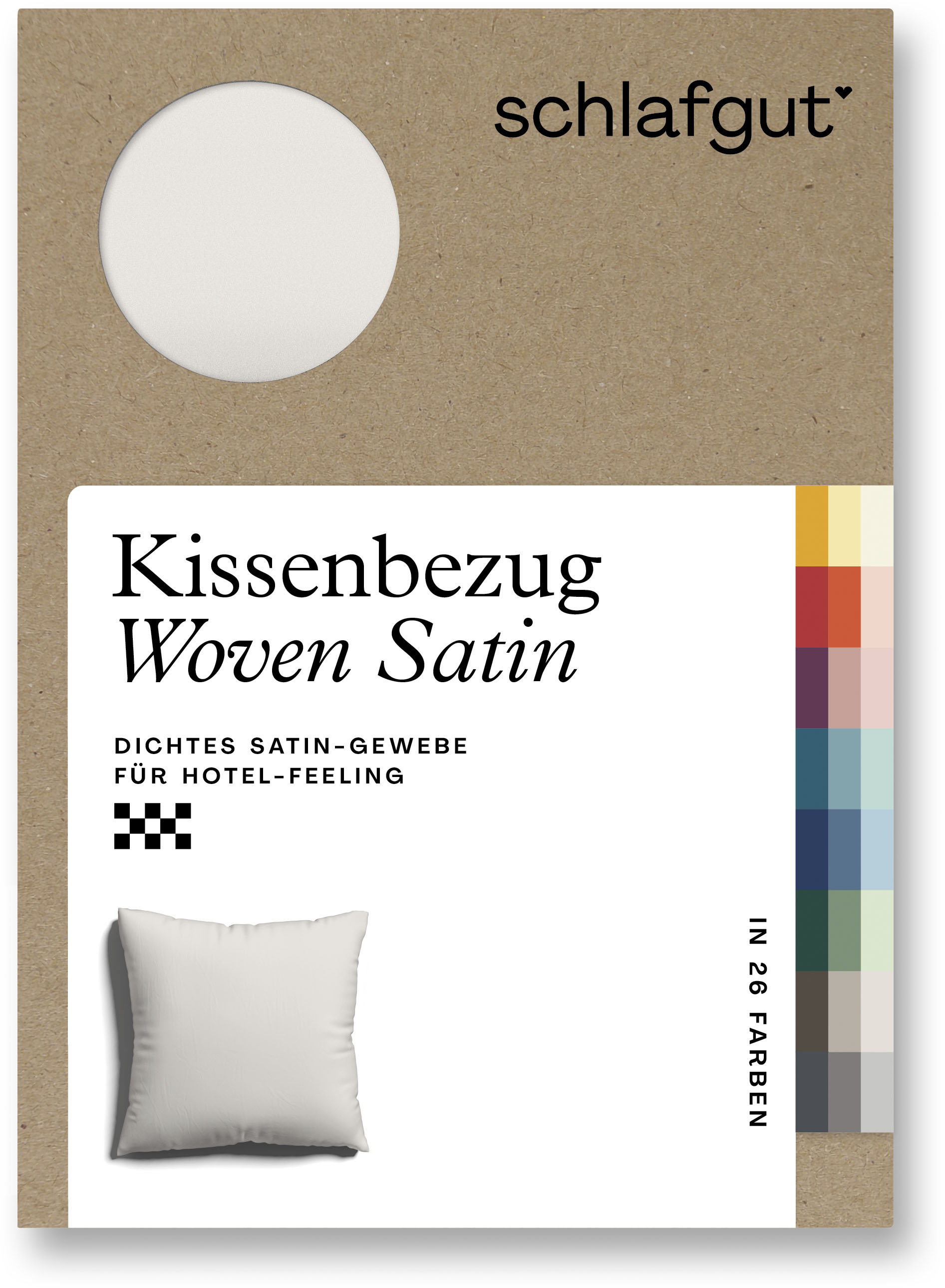 Schlafgut Kissenbezug »Woven Satin«, (1 St.) von Schlafgut