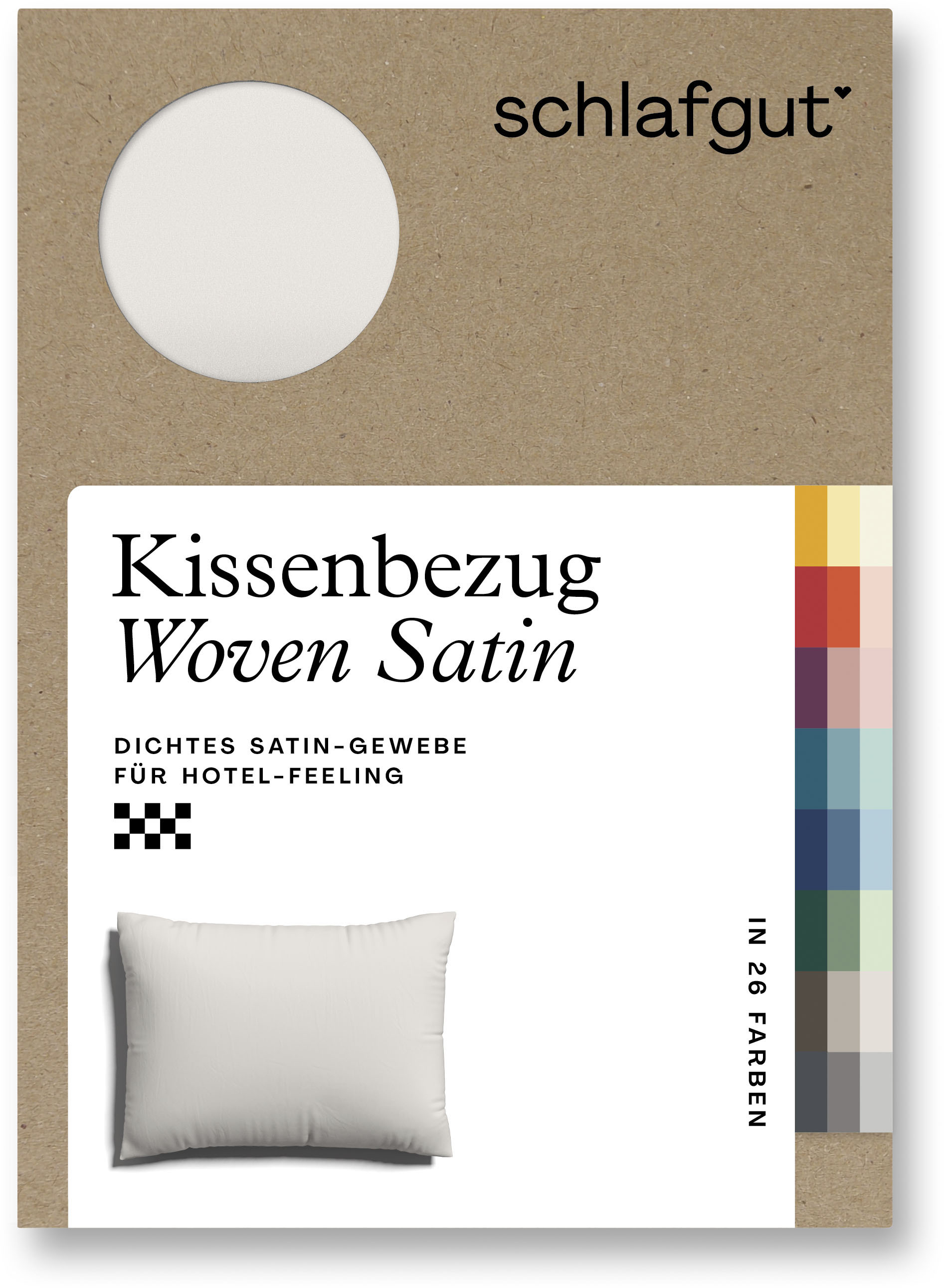 Schlafgut Kissenbezug »Woven Satin«, (1 St.) von Schlafgut