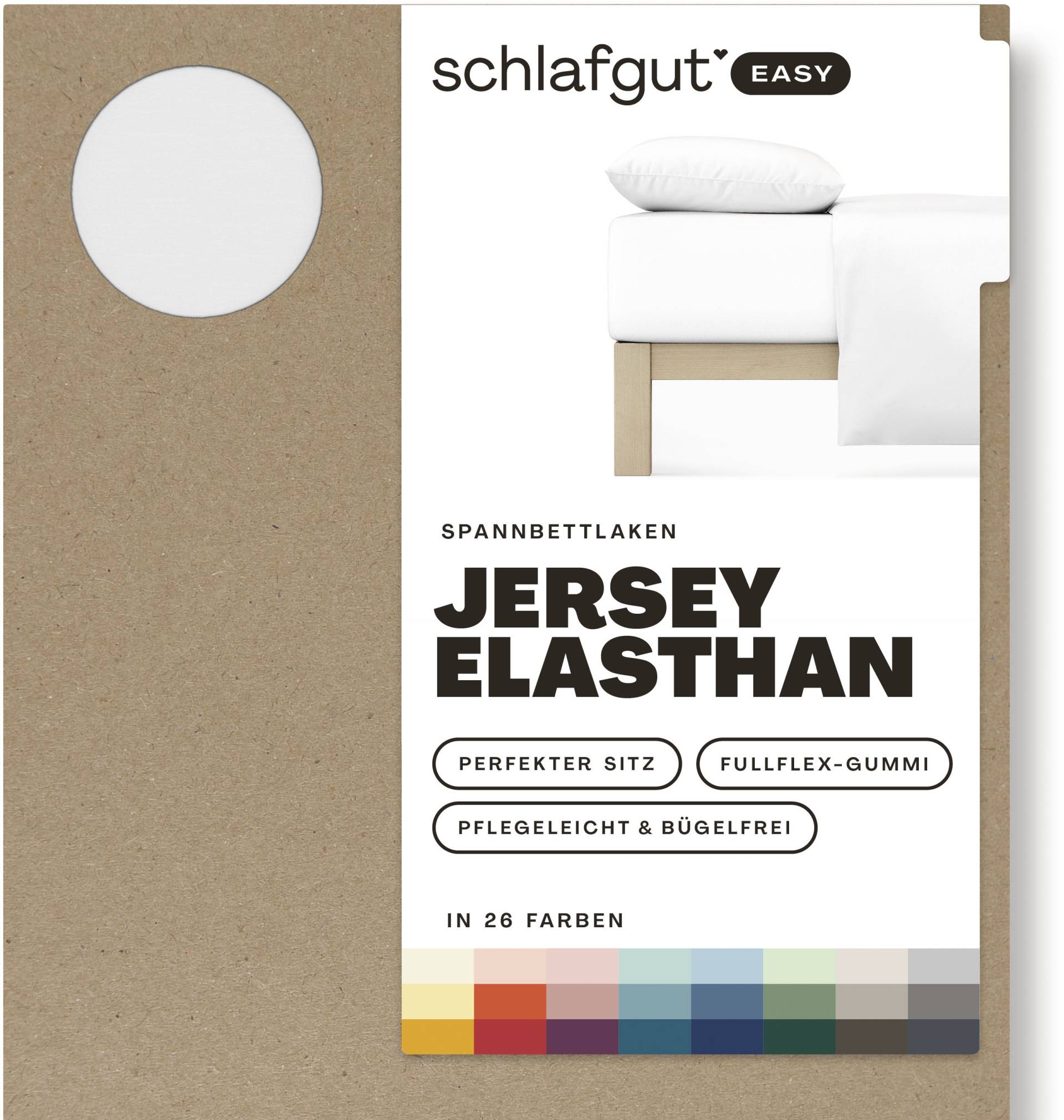 Schlafgut Spannbettlaken »EASY Jersey Elasthan« von Schlafgut