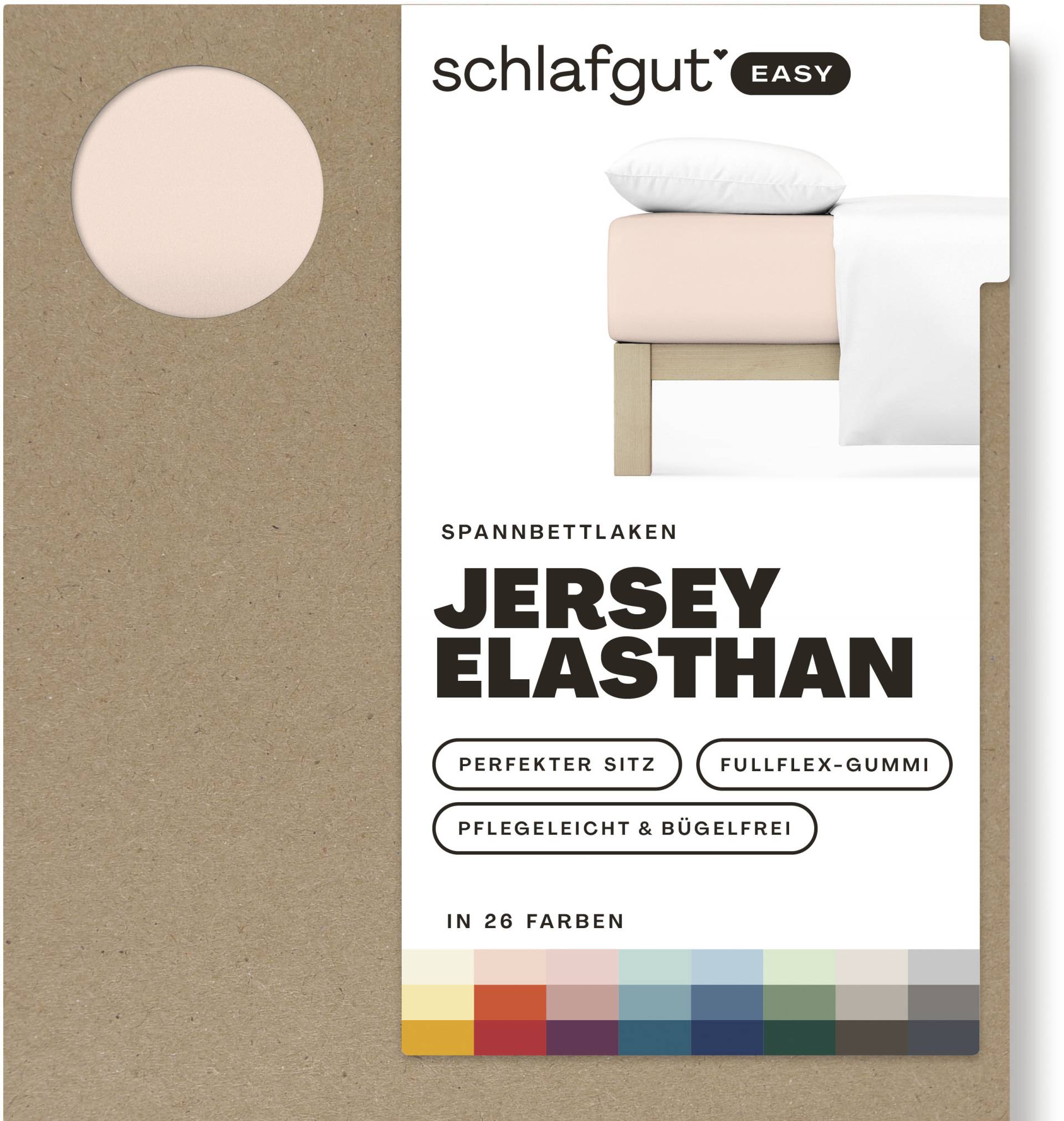 Schlafgut Spannbettlaken »EASY Jersey Elasthan« von Schlafgut