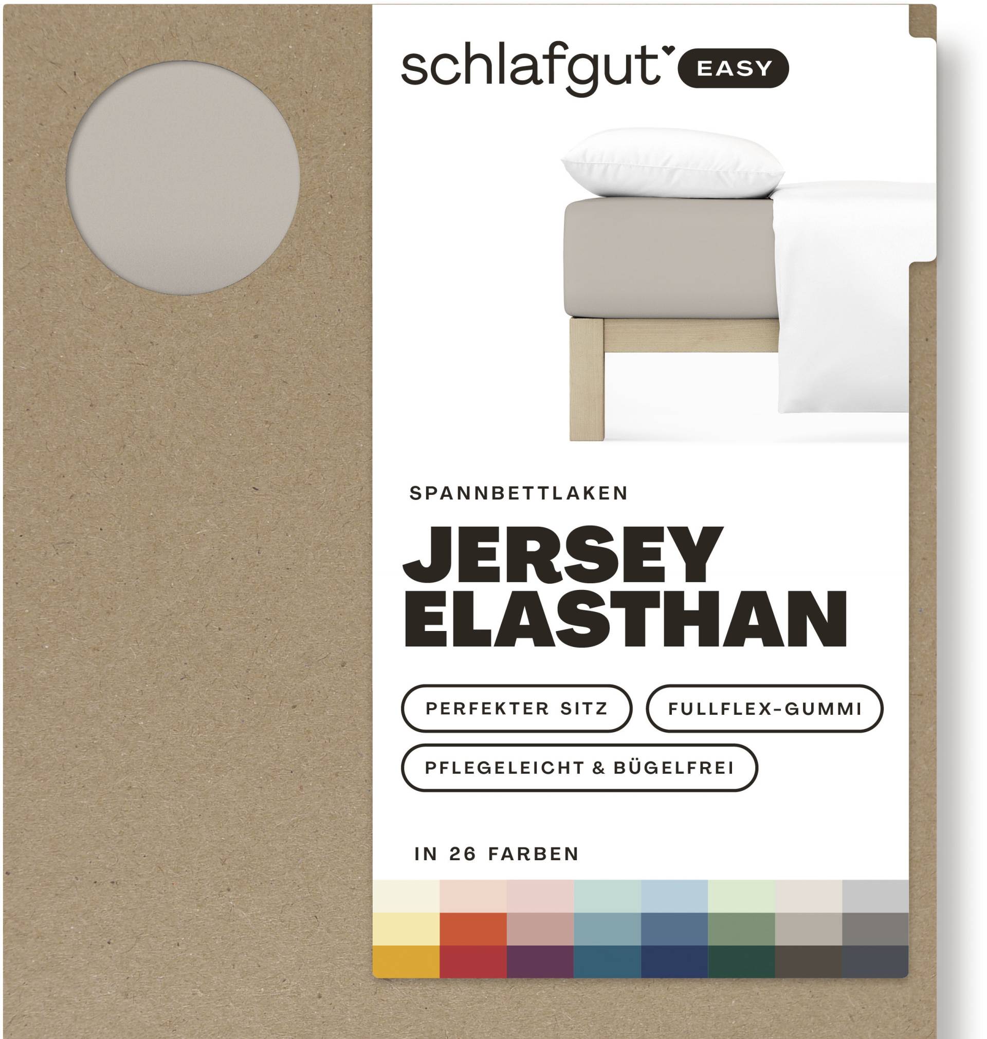 Schlafgut Spannbettlaken »EASY Jersey Elasthan« von Schlafgut