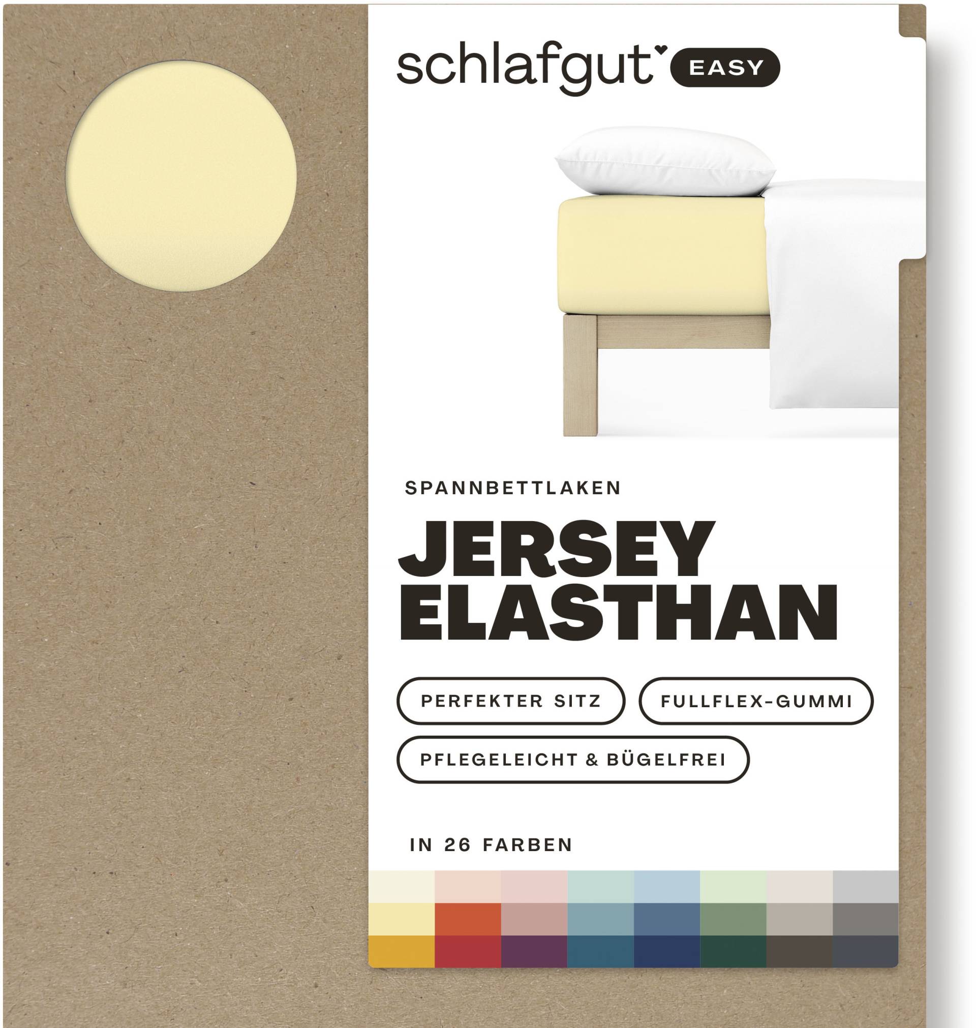 Schlafgut Spannbettlaken »EASY Jersey Elasthan« von Schlafgut