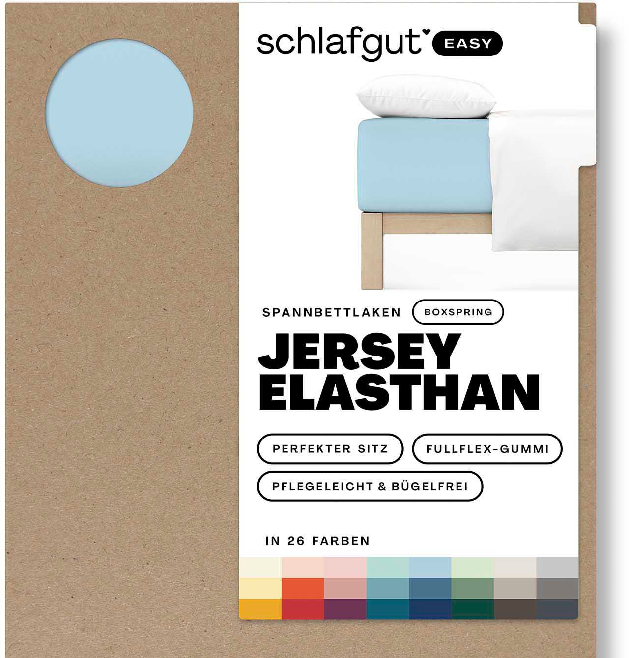 Schlafgut Spannbettlaken »EASY Jersey Elasthan Boxspring« von Schlafgut