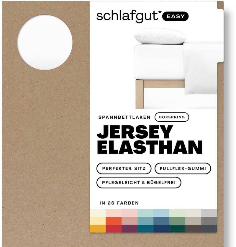 Schlafgut Spannbettlaken »EASY Jersey Elasthan Boxspring« von Schlafgut