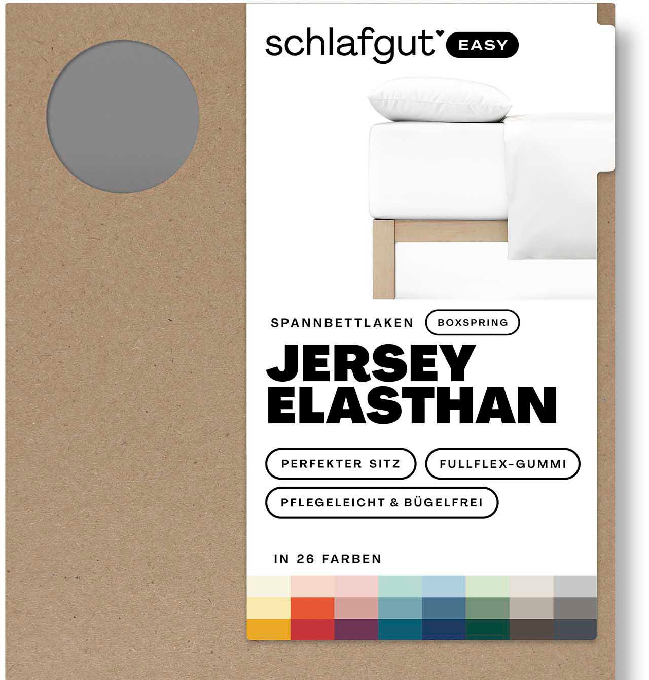 Schlafgut Spannbettlaken »EASY Jersey Elasthan Boxspring« von Schlafgut