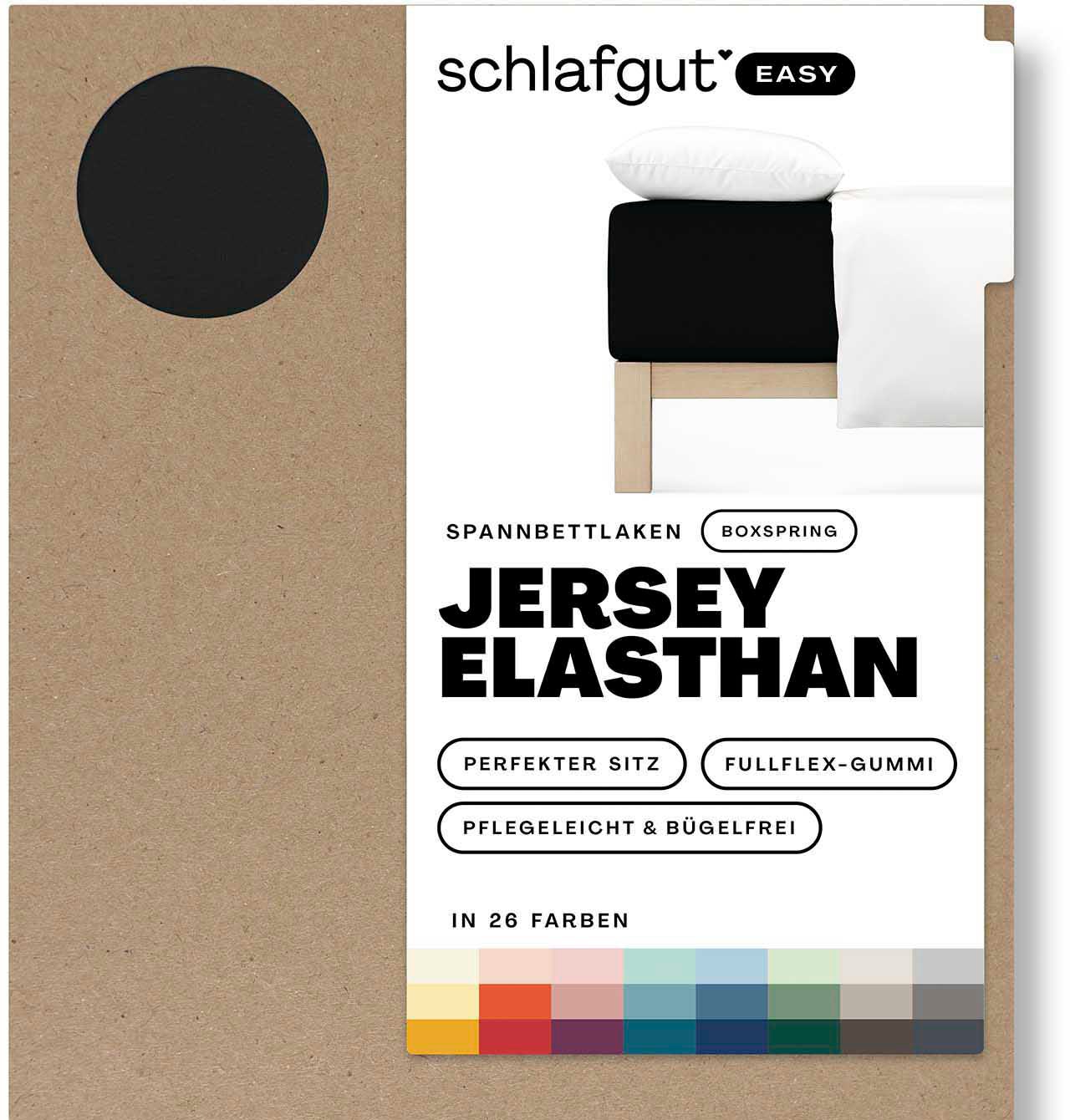 Schlafgut Spannbettlaken »EASY Jersey Elasthan Boxspring« von Schlafgut