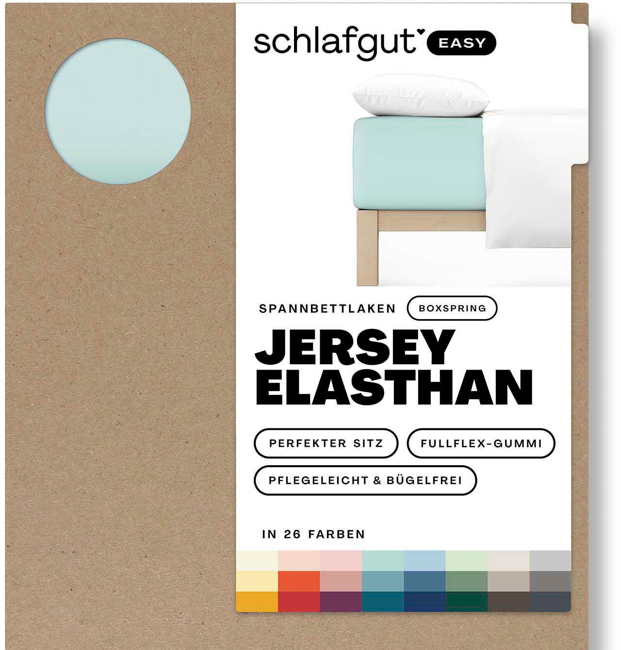 Schlafgut Spannbettlaken »EASY Jersey Elasthan Boxspring« von Schlafgut