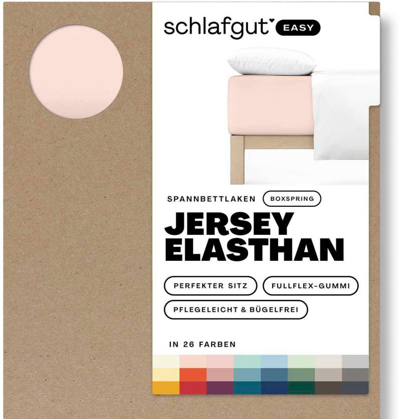 Schlafgut Spannbettlaken »EASY Jersey Elasthan Boxspring« von Schlafgut