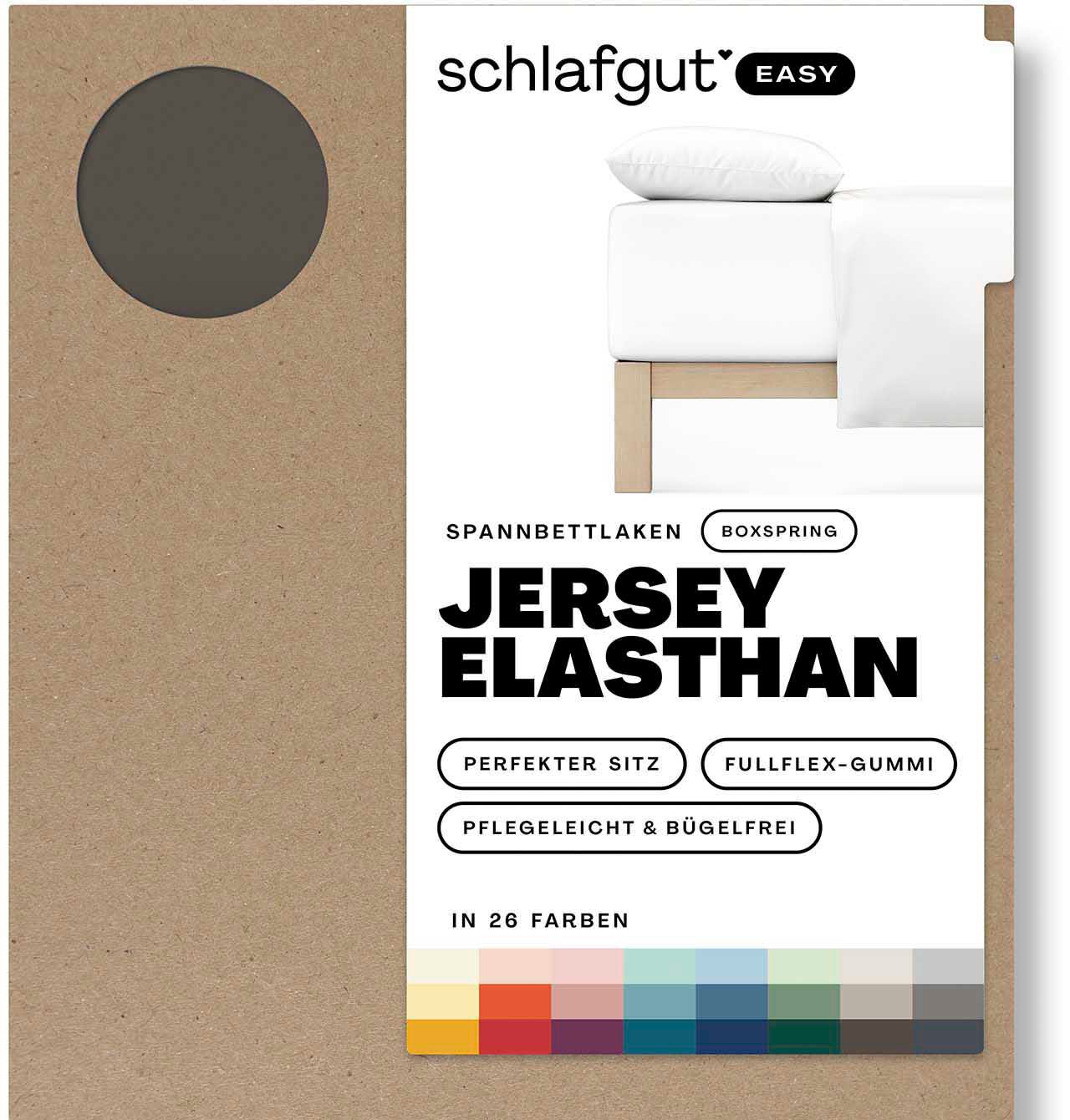 Schlafgut Spannbettlaken »EASY Jersey Elasthan Boxspring« von Schlafgut