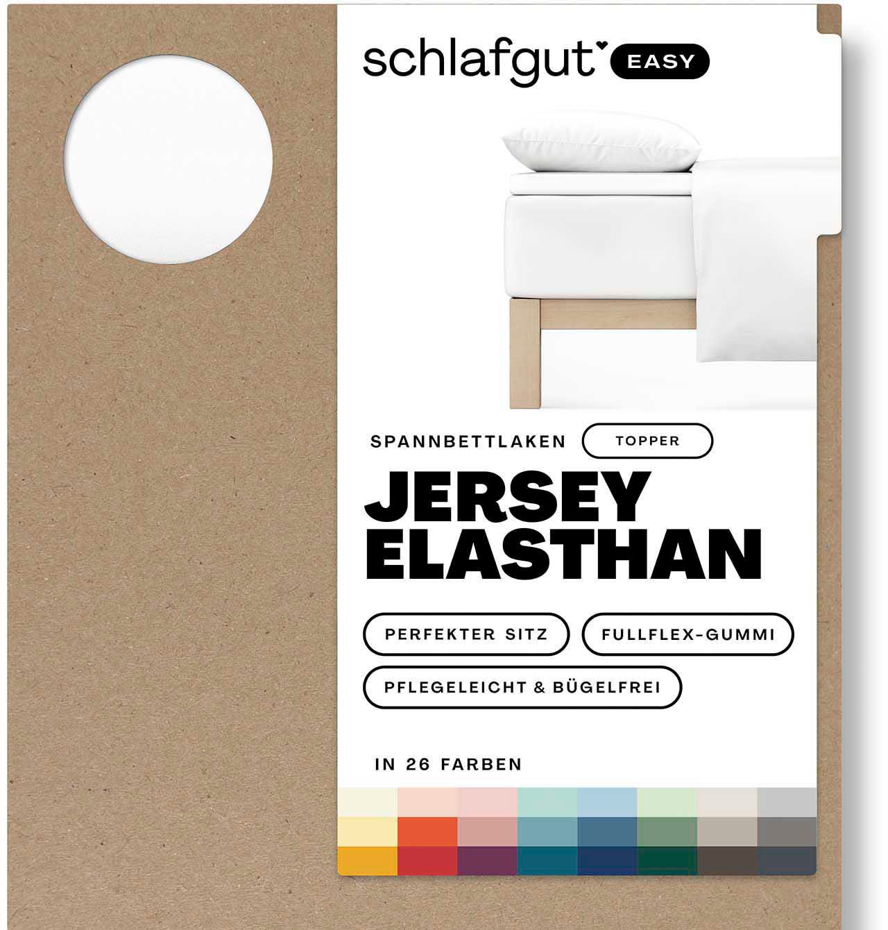 Schlafgut Spannbettlaken »EASY Jersey Elasthan Topper« von Schlafgut