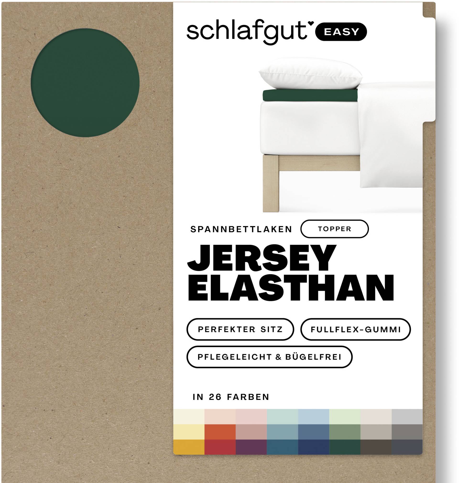 Schlafgut Spannbettlaken »EASY Jersey Elasthan Topper« von Schlafgut