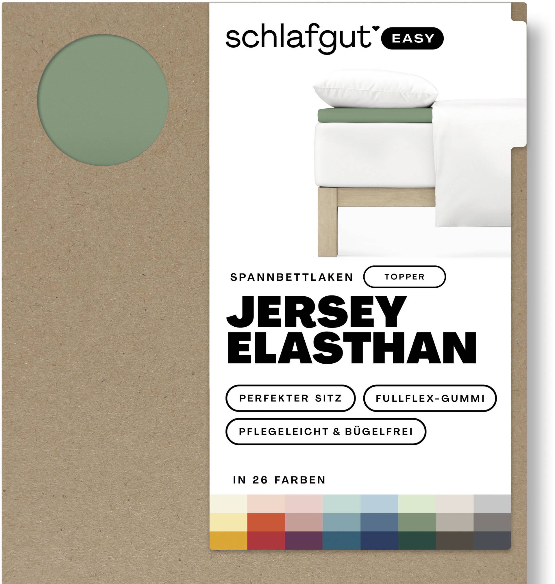 Schlafgut Spannbettlaken »EASY Jersey Elasthan Topper« von Schlafgut