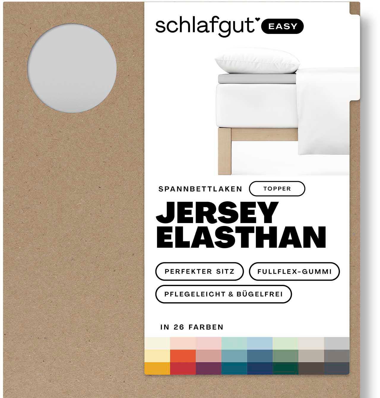 Schlafgut Spannbettlaken »EASY Jersey Elasthan Topper« von Schlafgut