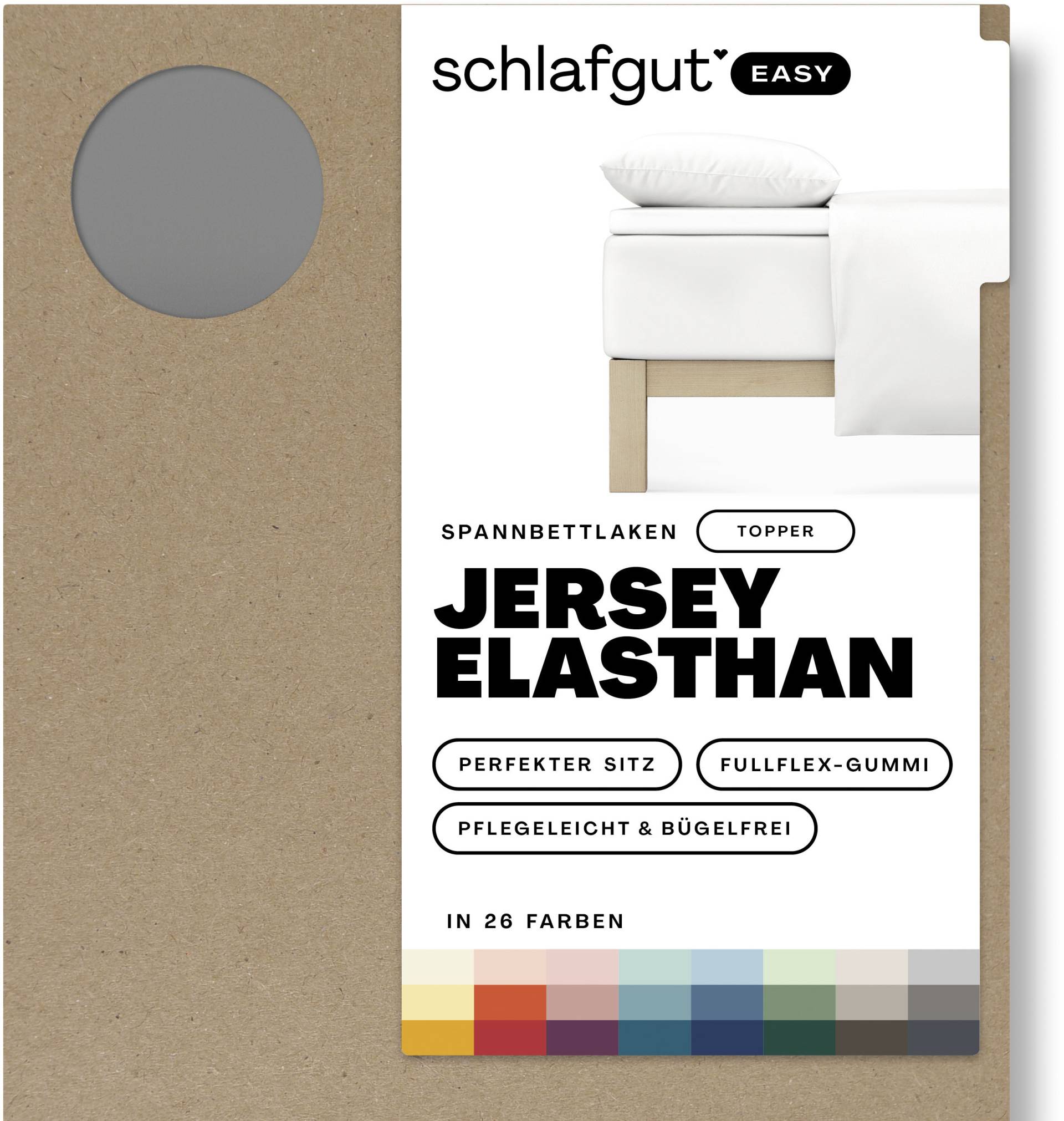 Schlafgut Spannbettlaken »EASY Jersey Elasthan Topper« von Schlafgut