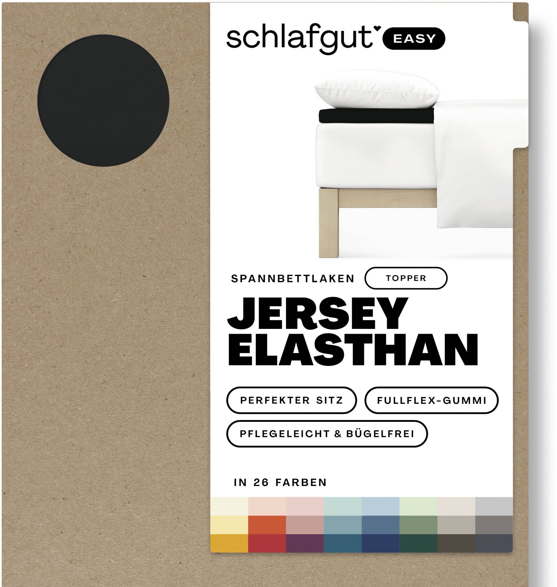 Schlafgut Spannbettlaken »EASY Jersey Elasthan Topper« von Schlafgut