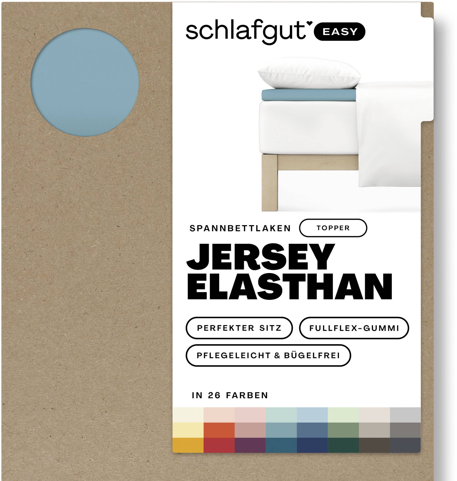 Schlafgut Spannbettlaken »EASY Jersey Elasthan Topper« von Schlafgut