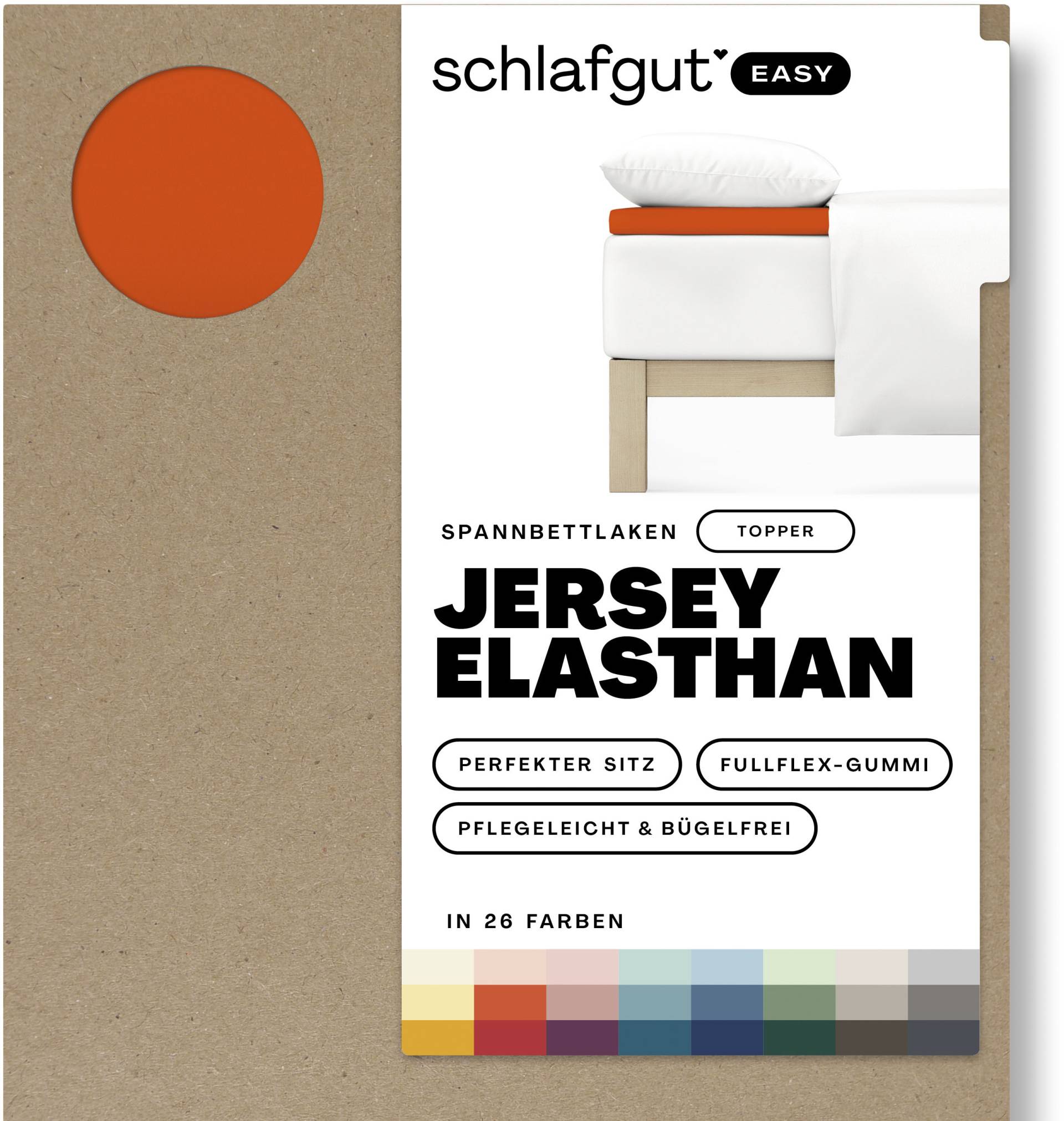 Schlafgut Spannbettlaken »EASY Jersey Elasthan Topper« von Schlafgut