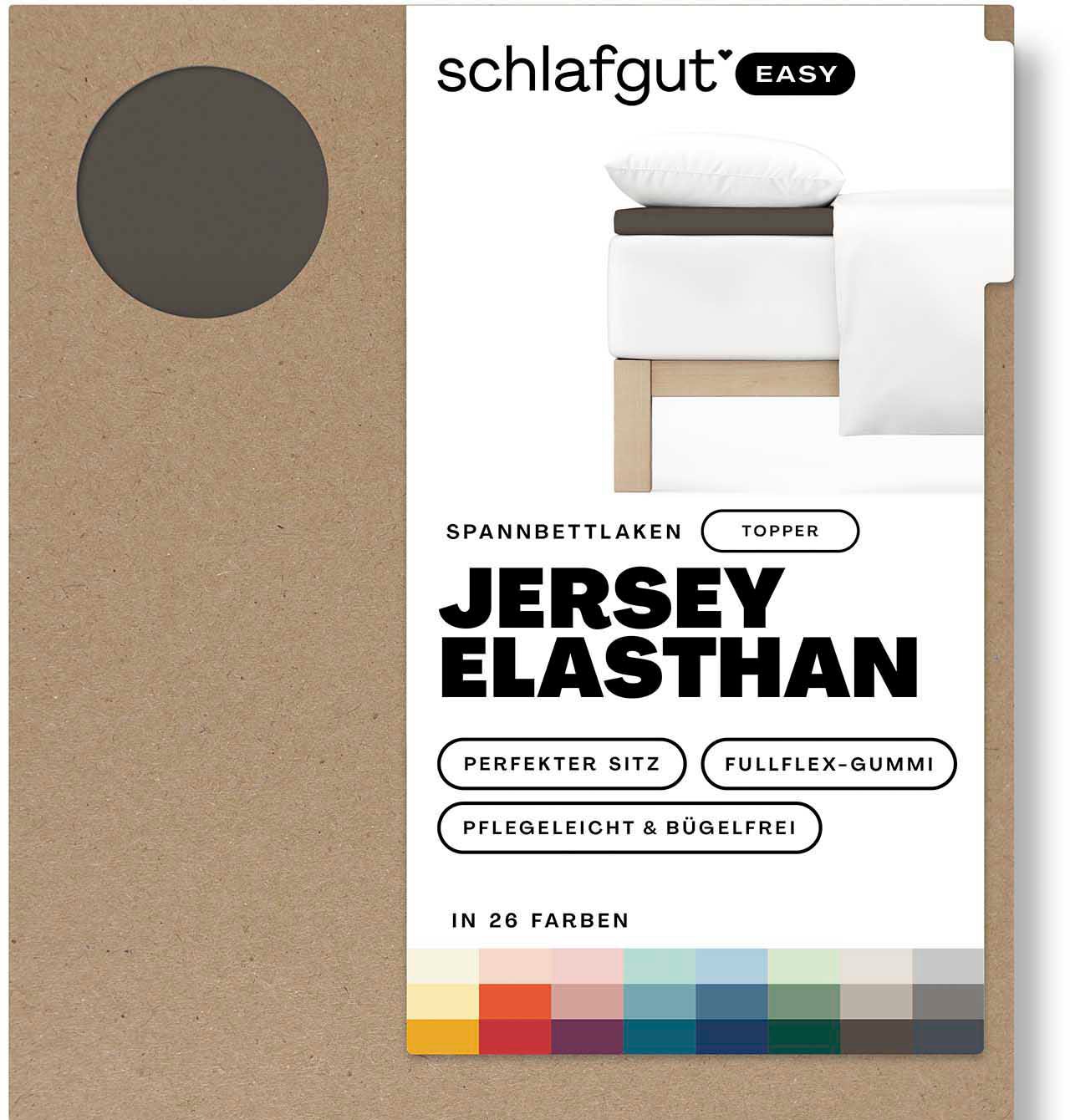 Schlafgut Spannbettlaken »EASY Jersey Elasthan Topper« von Schlafgut