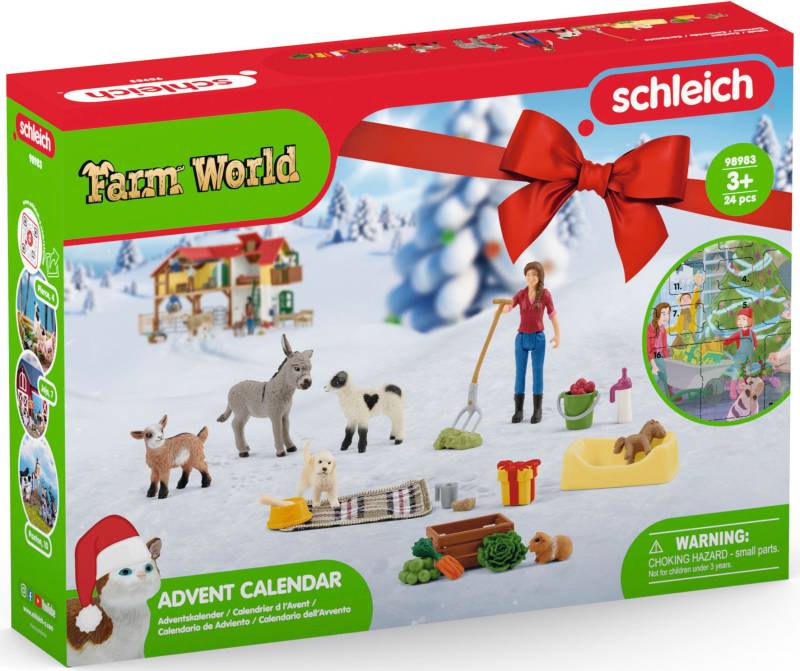 Schleich® Spielzeug-Adventskalender »FARM WORLD«, ab 3 Jahren von Schleich®