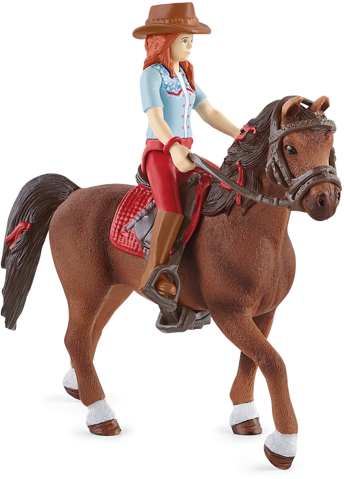 Schleich® Spielfigur »HORSE CLUB, Hannah und Cayenne (42539)« von Schleich®