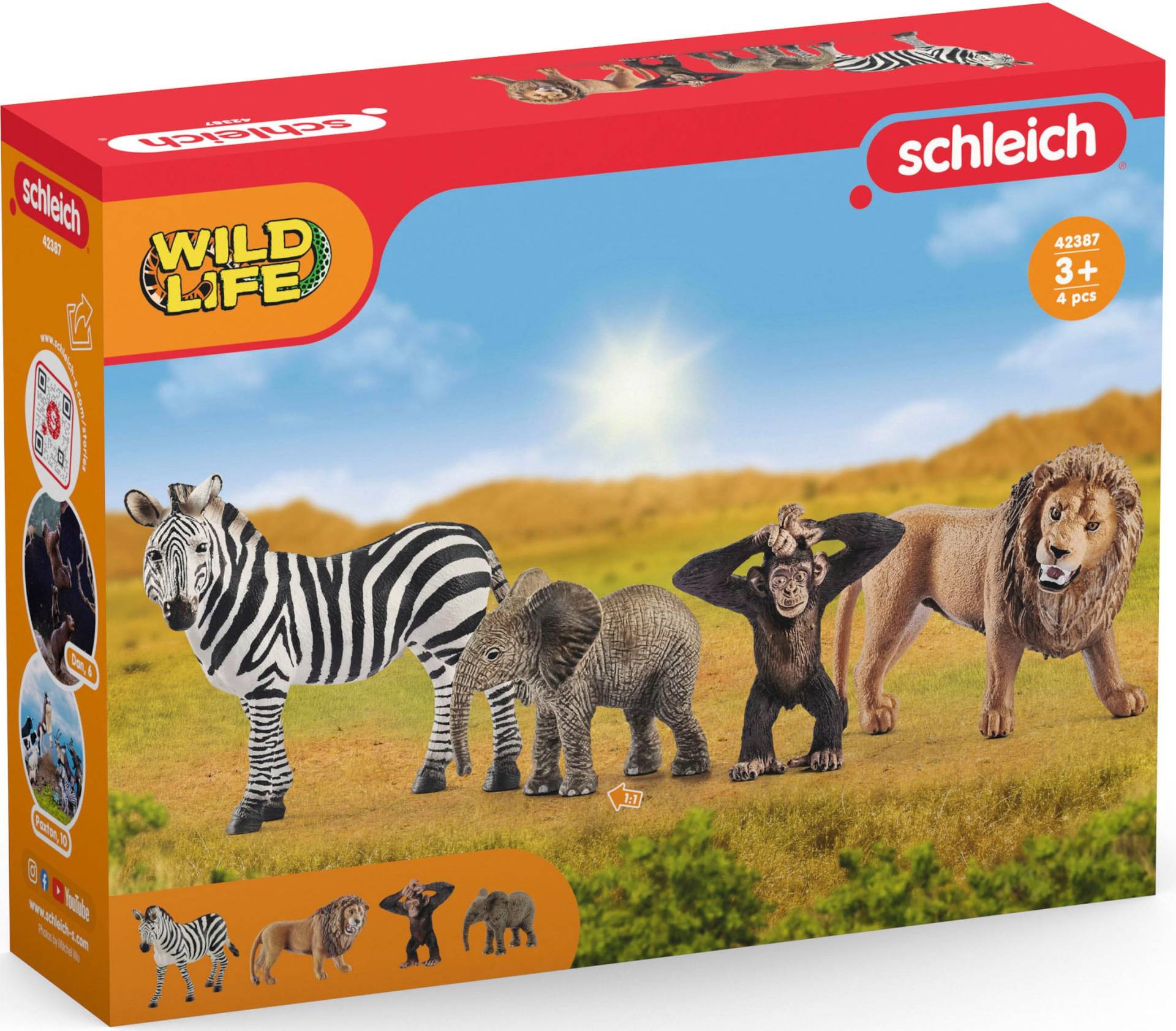 Schleich® Spielfigur »WILD LIFE, Starter Set (42387)«, (Set) von Schleich®