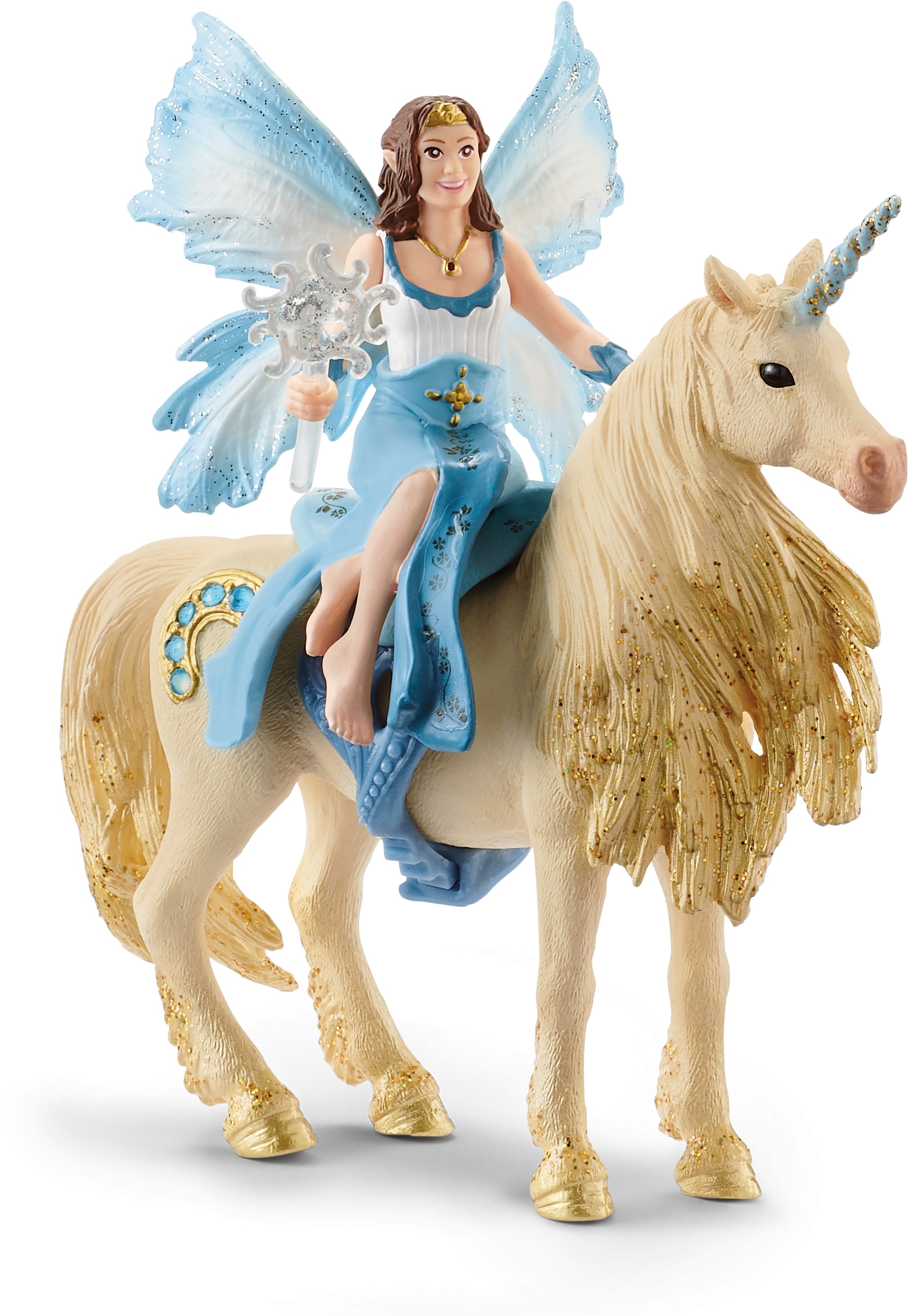 Schleich® Spielfigur »BAYALA®, Eyelas Ausritt auf Goldfarbeneinhorn (42508)« von Schleich®